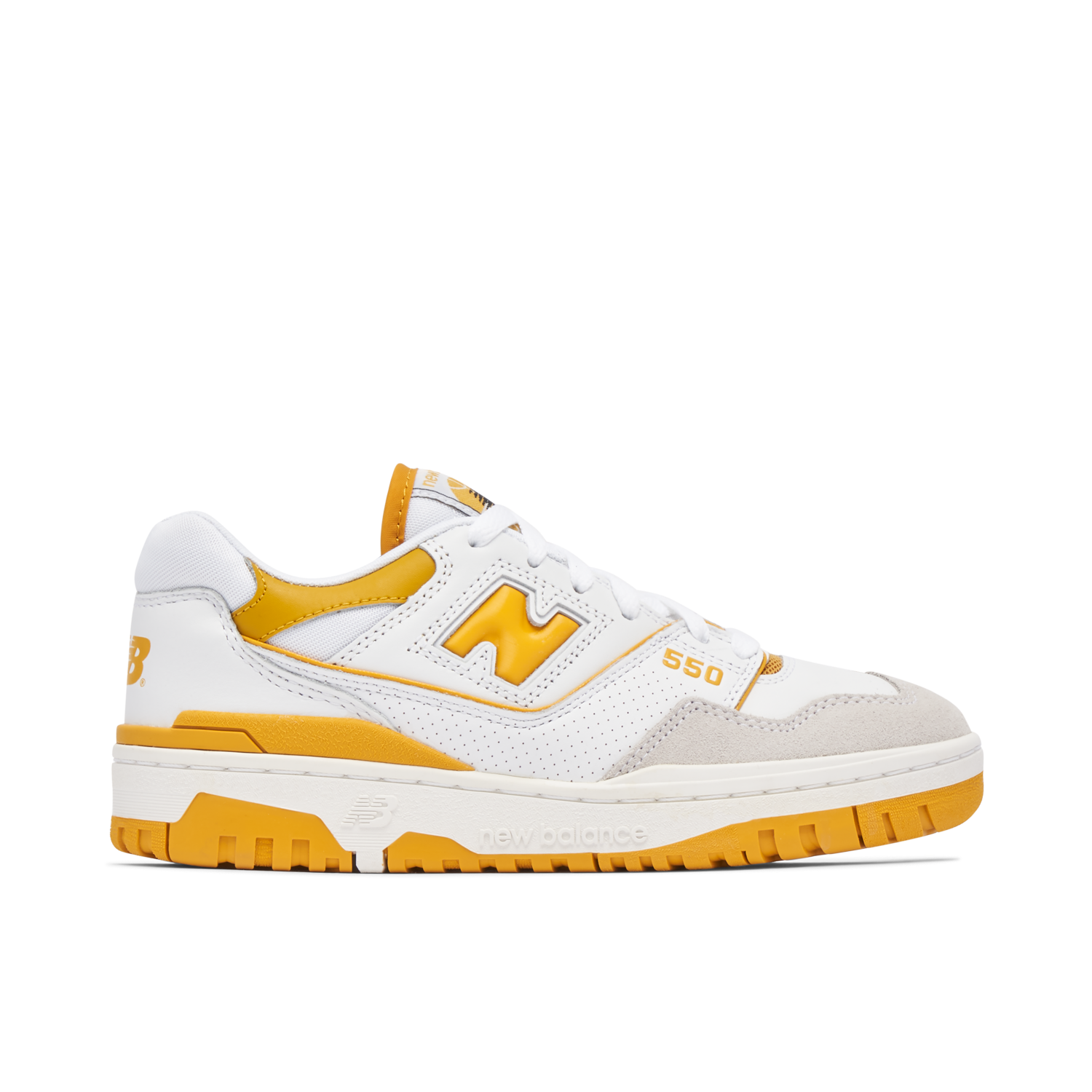 New Balance 550 Sea Salt Varsity Gold