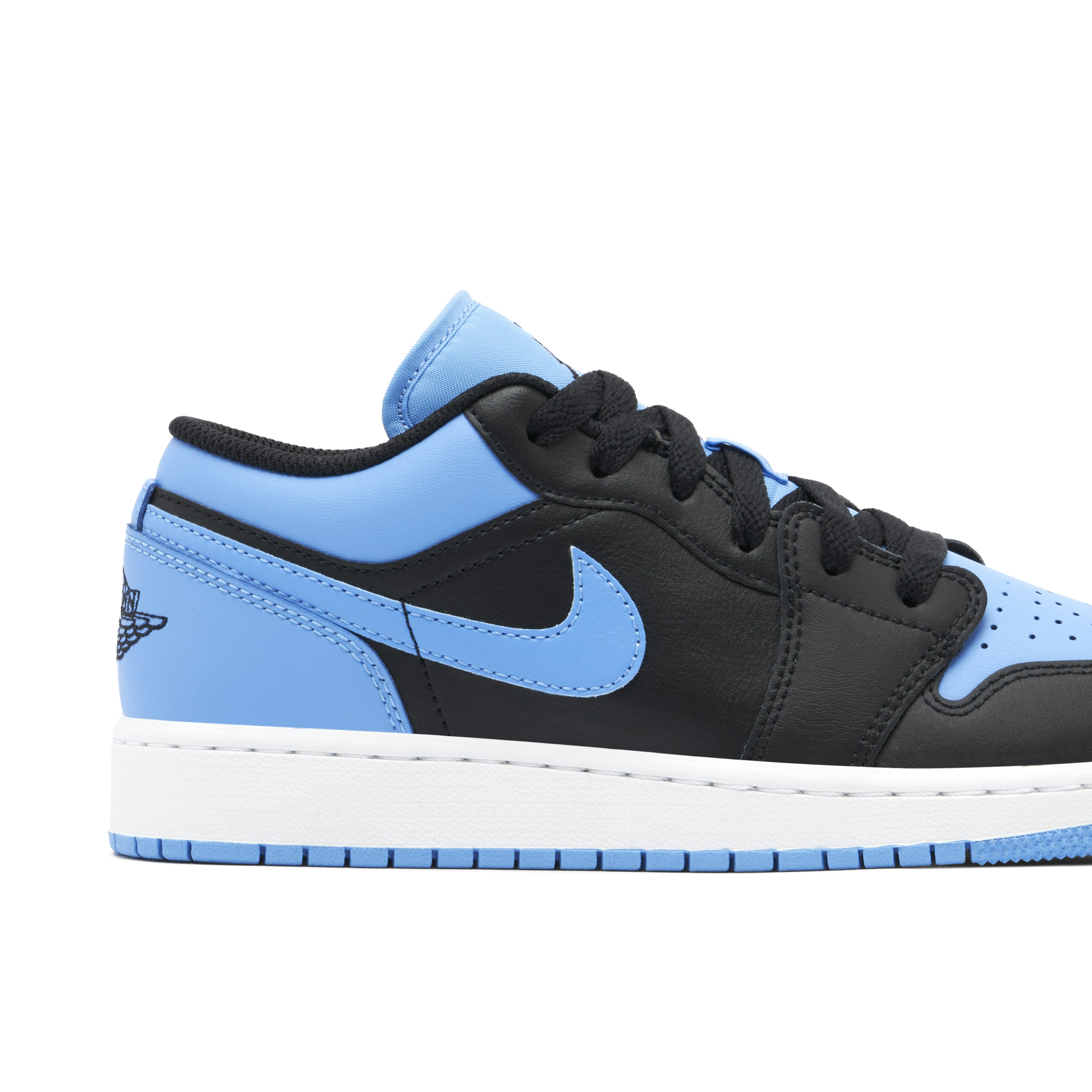 Air Jordan 1 Low Black University Blue GS