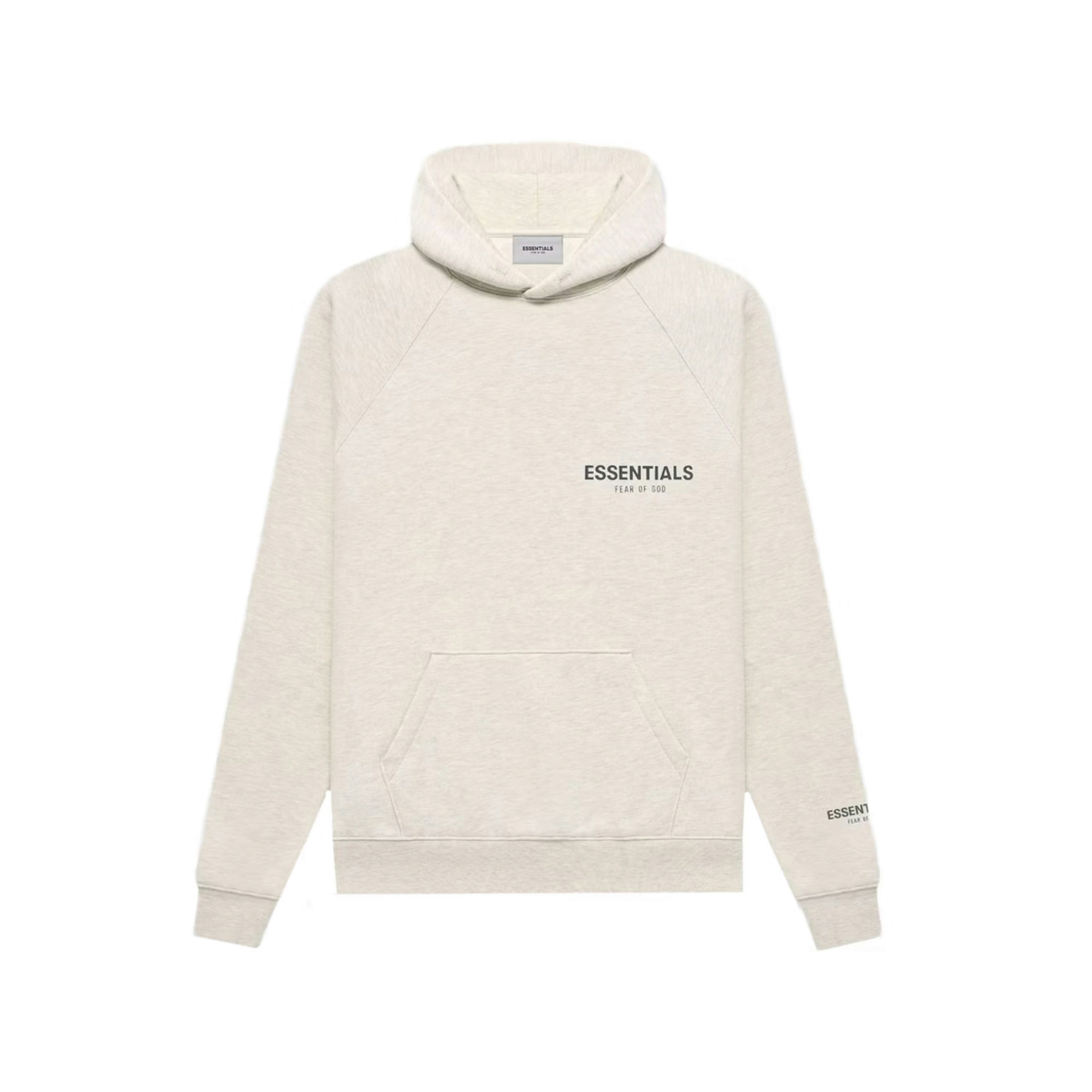 Fear of God Essentials Core Collection Pullover Hoodie Light Heather Oatmeal