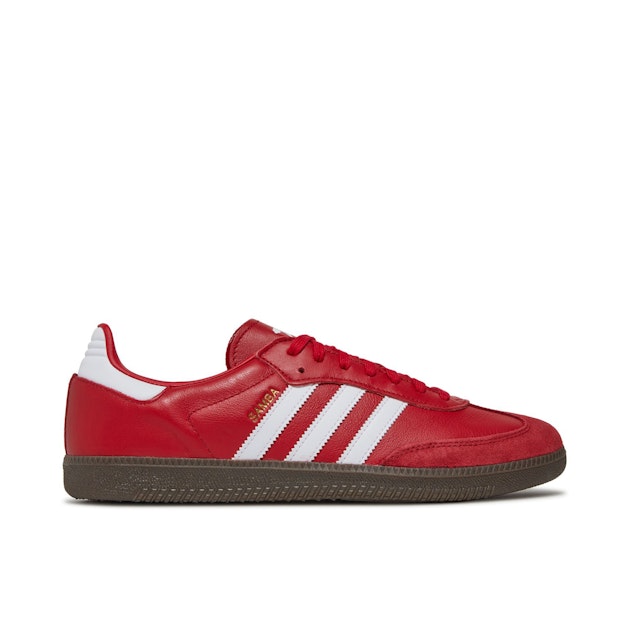 Adidas Samba x Arsenal FC Team Power Red HQ7033 Laced