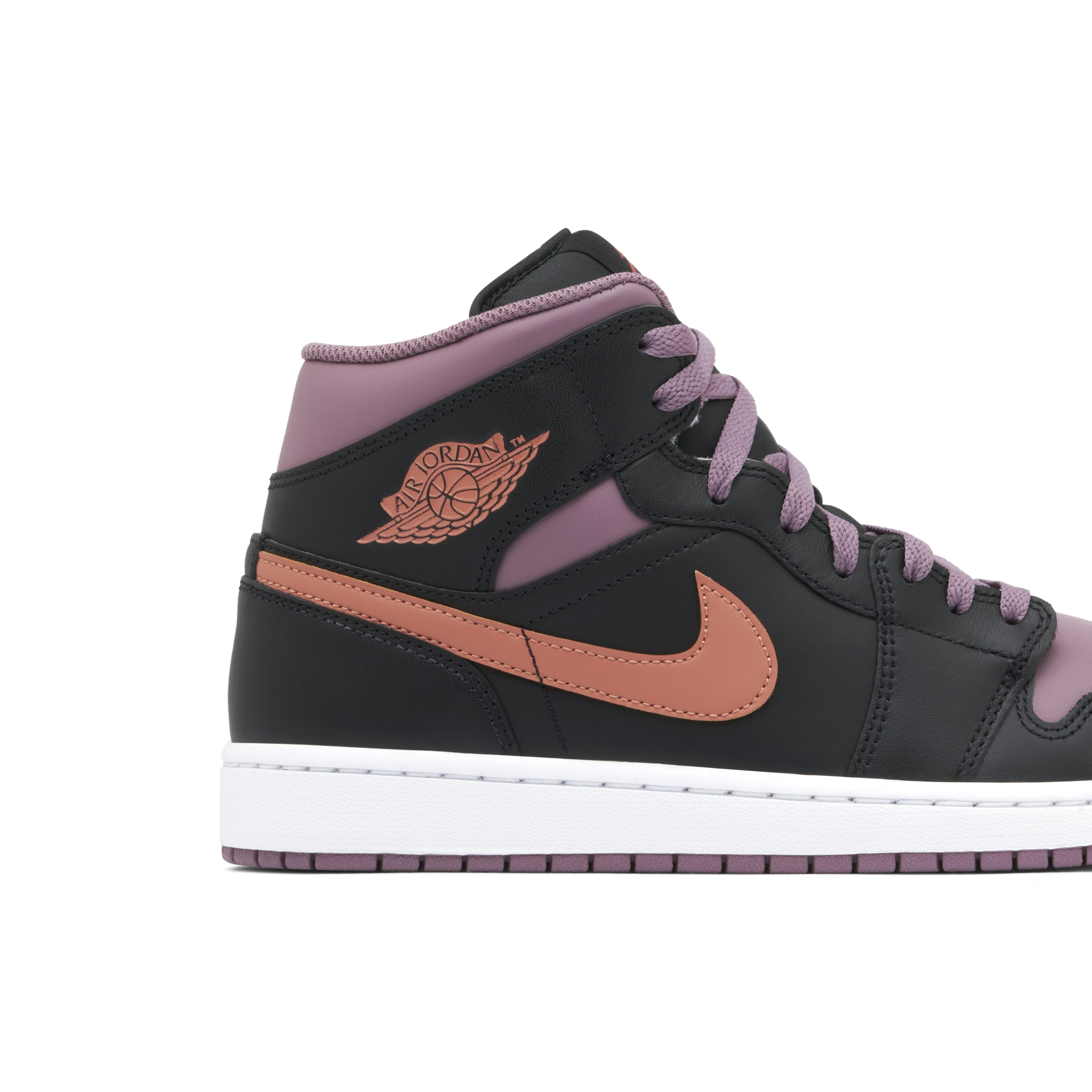Air Jordan 1 Mid Black Sky J Mauve