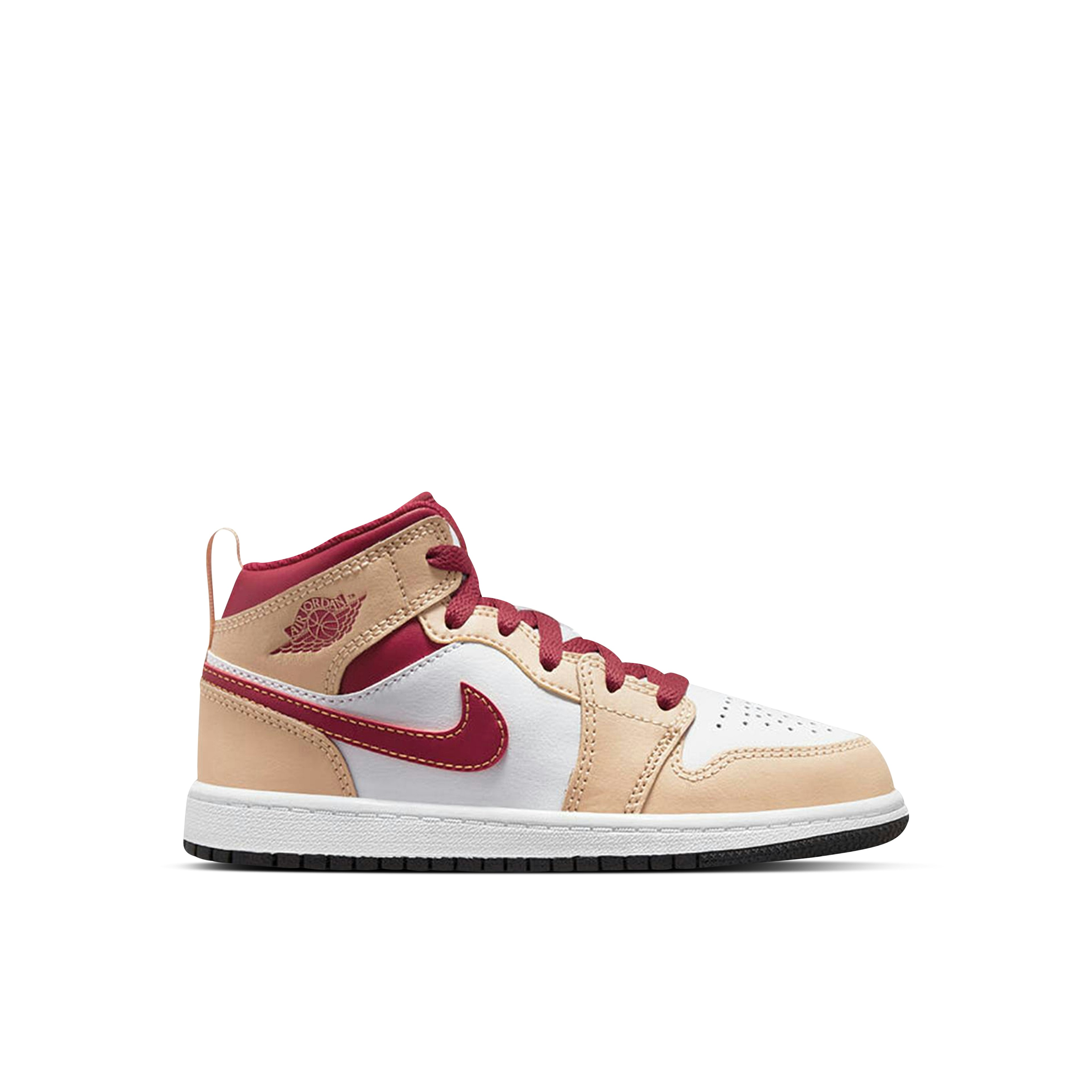 Air Jordan 1 Mid Beige Red PS