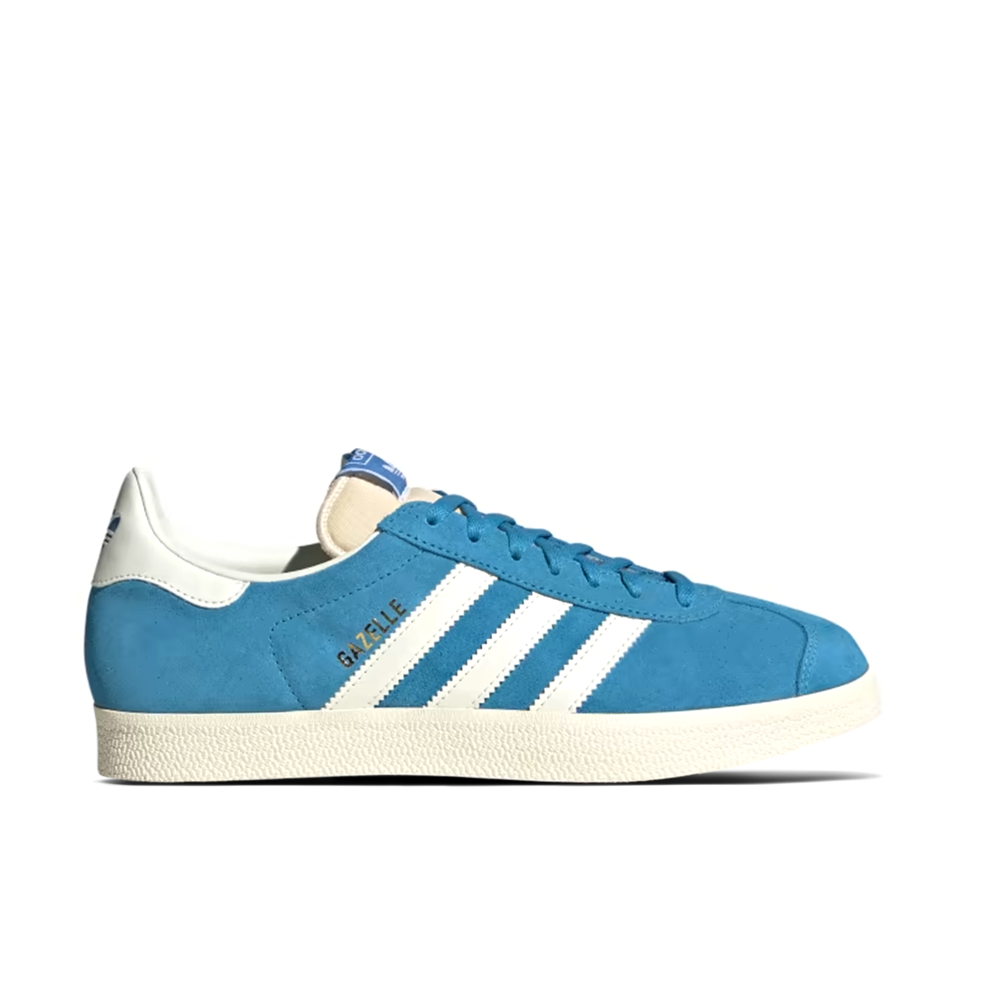 Blue fashion suede gazelles