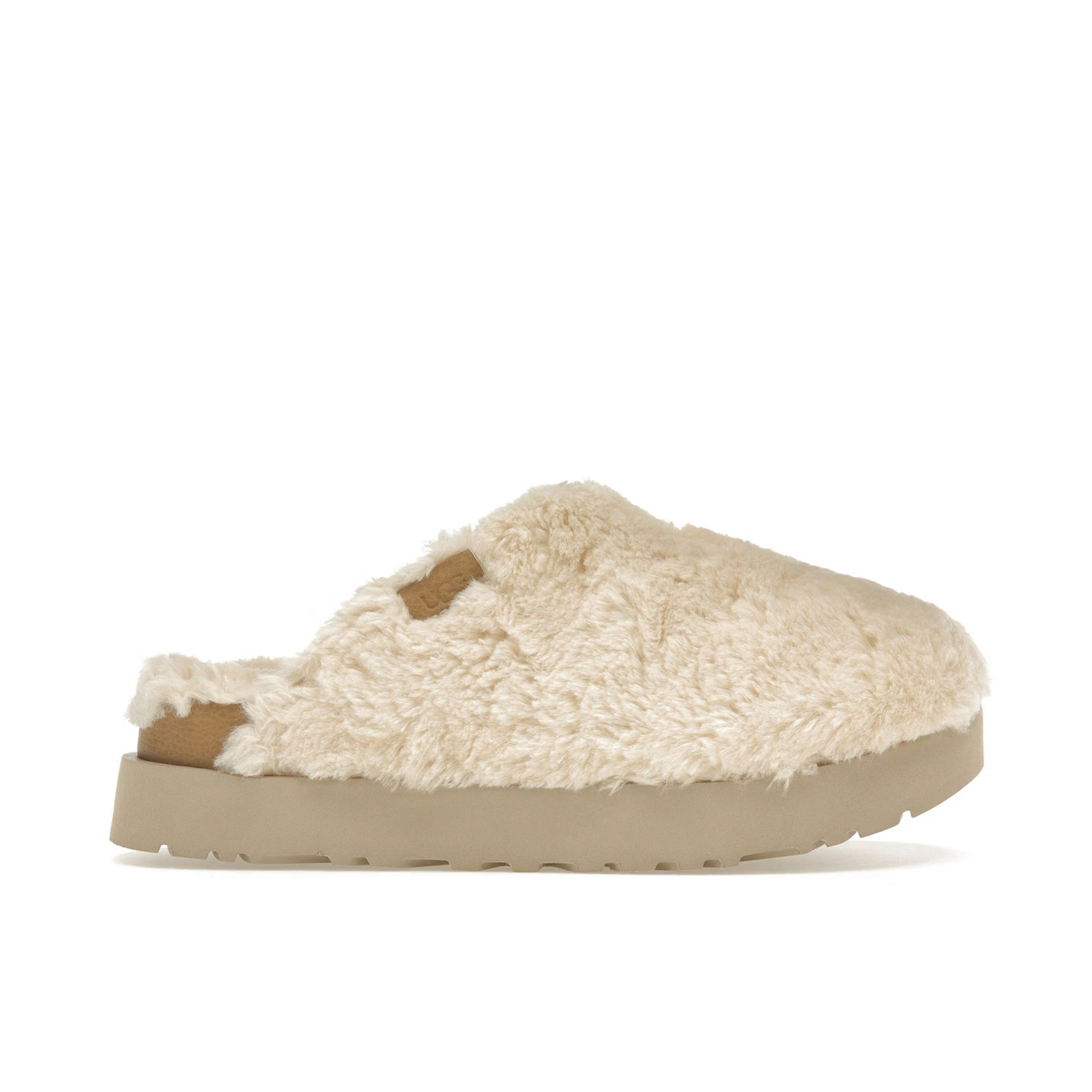 UGG Fuzz Sugar Slide Natural Womens