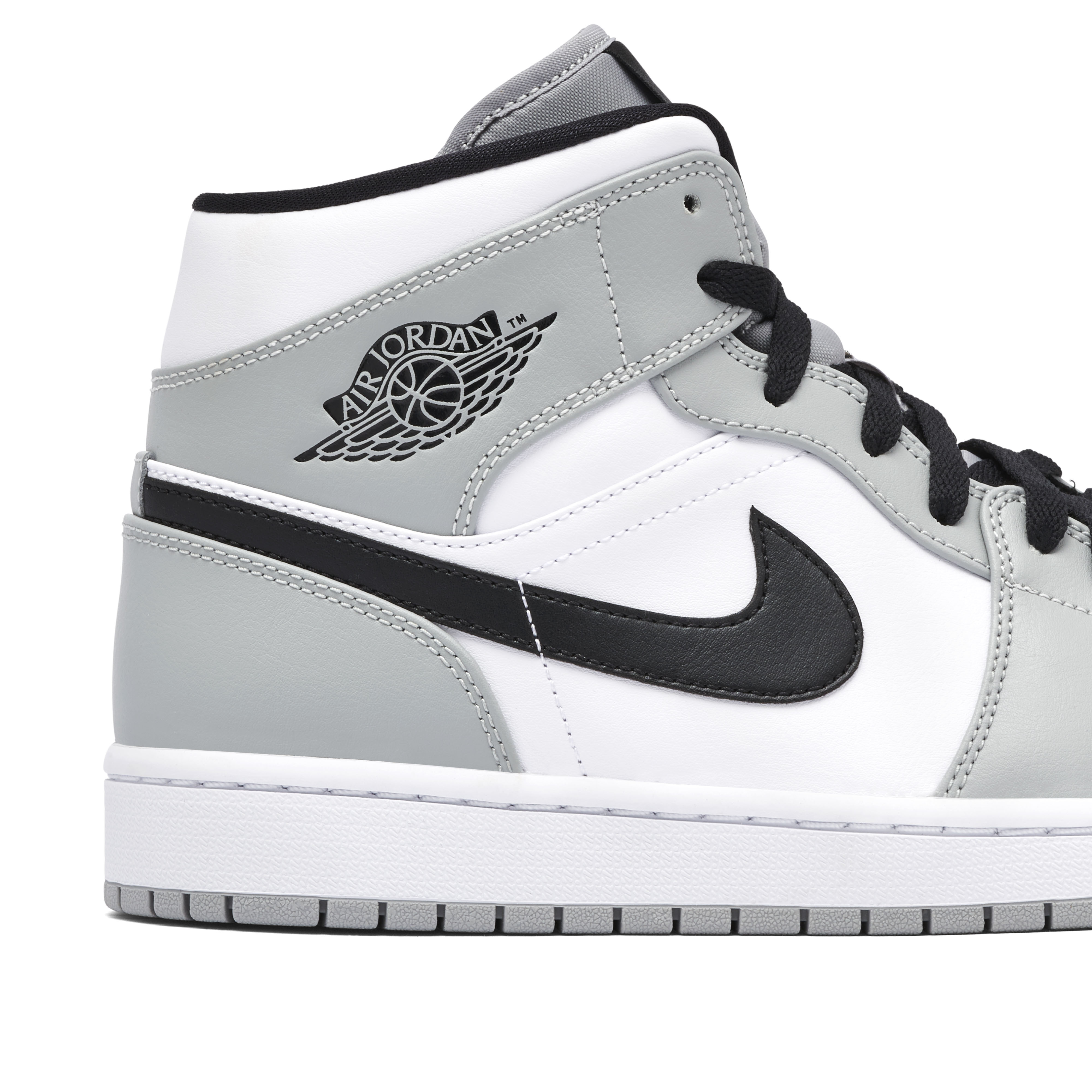 Air jordan 1 gray black best sale