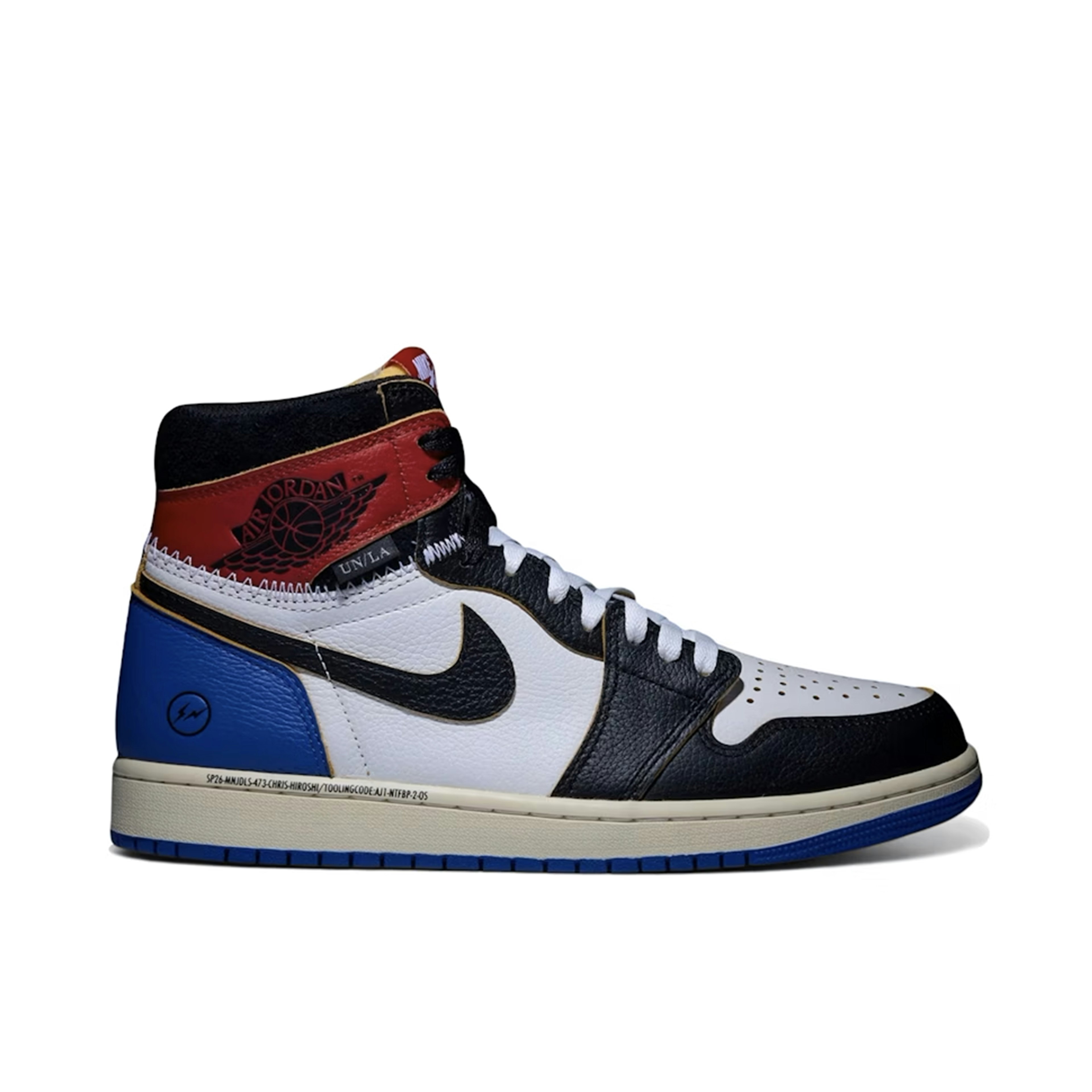 Air Jordan 1 Retro High OG SP Fragment x Union LA Varsity Red Sport Royal