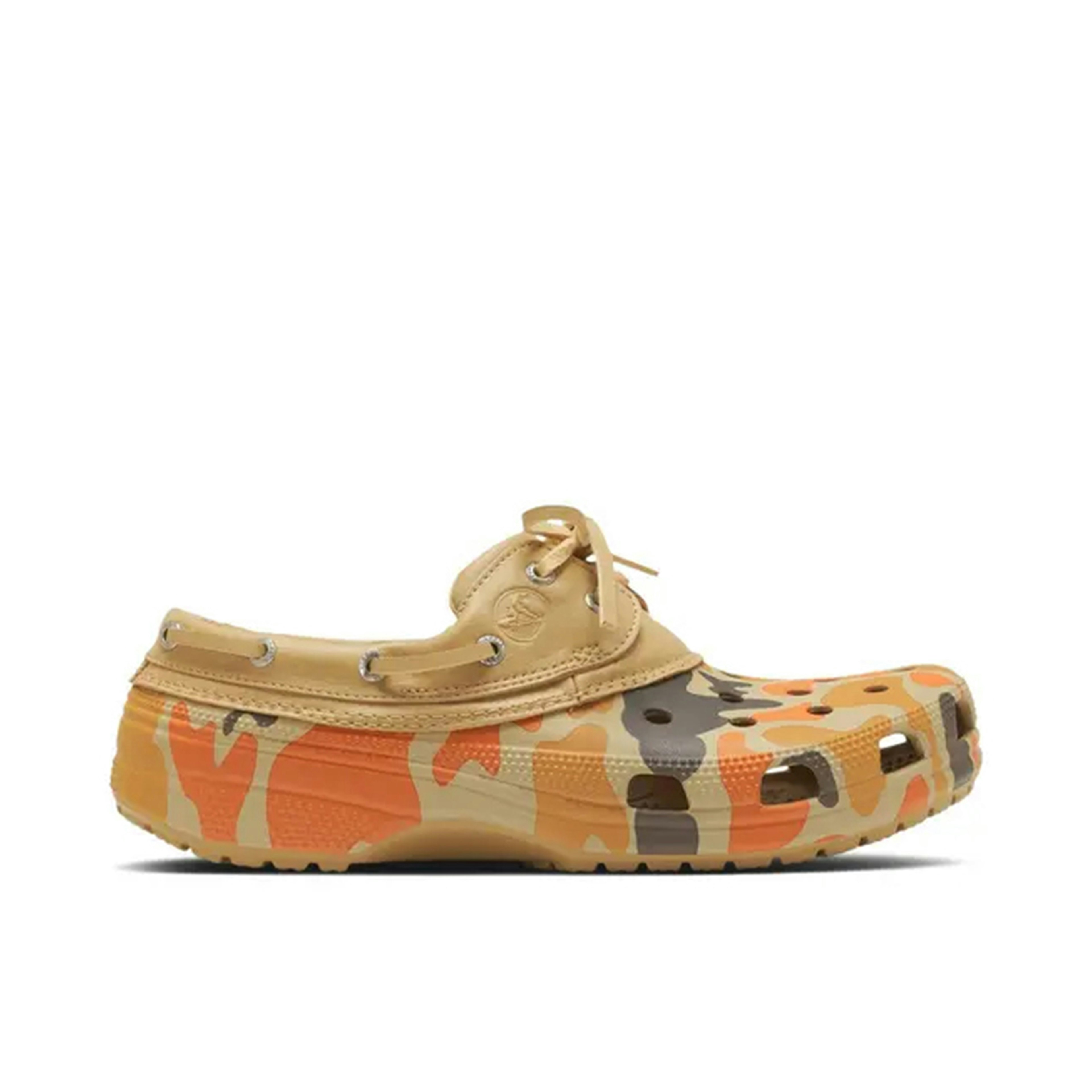 Crocs Classic Boat Clog Duck Camo Tan Orange