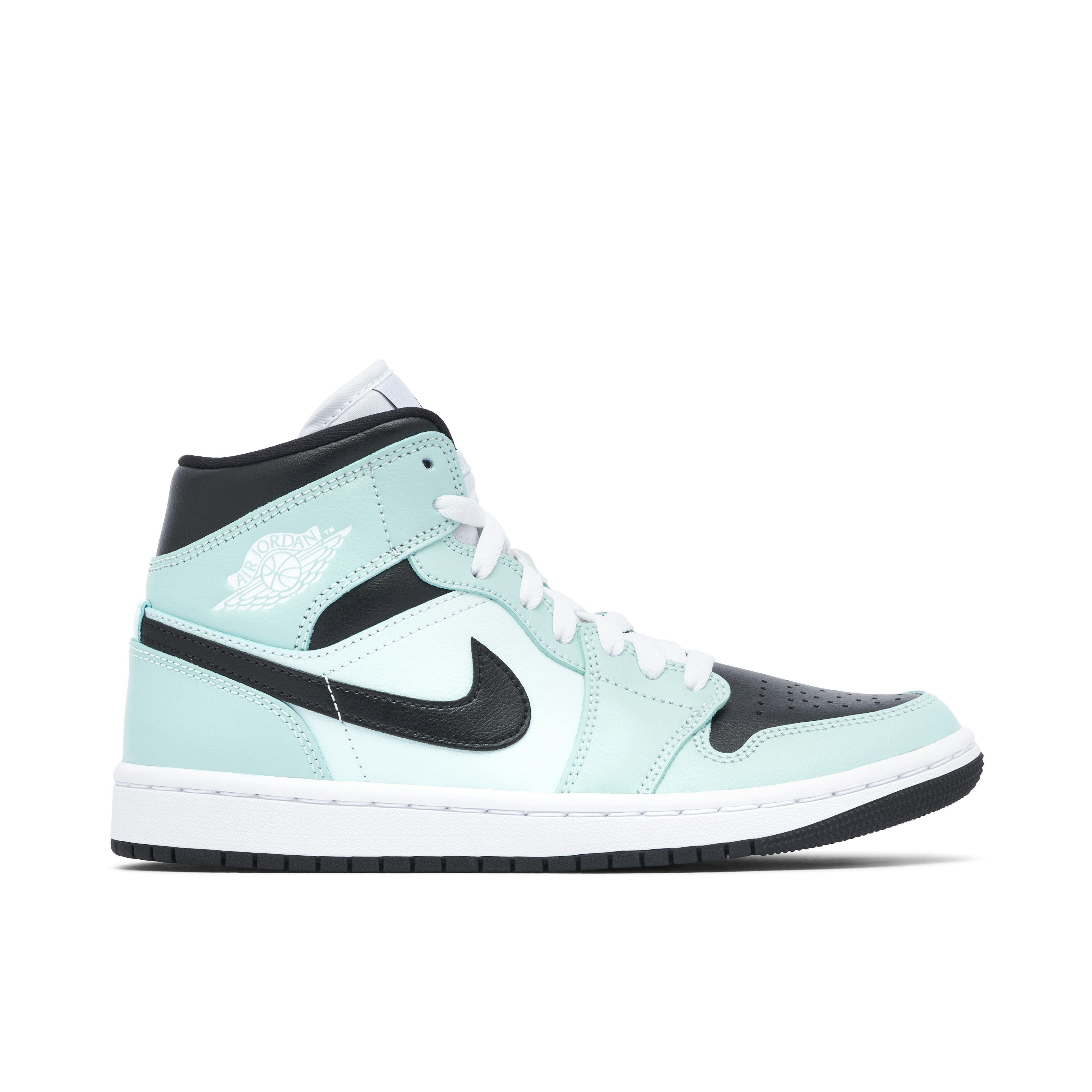 Air Jordan 1 Mid Aqua Black für Damen