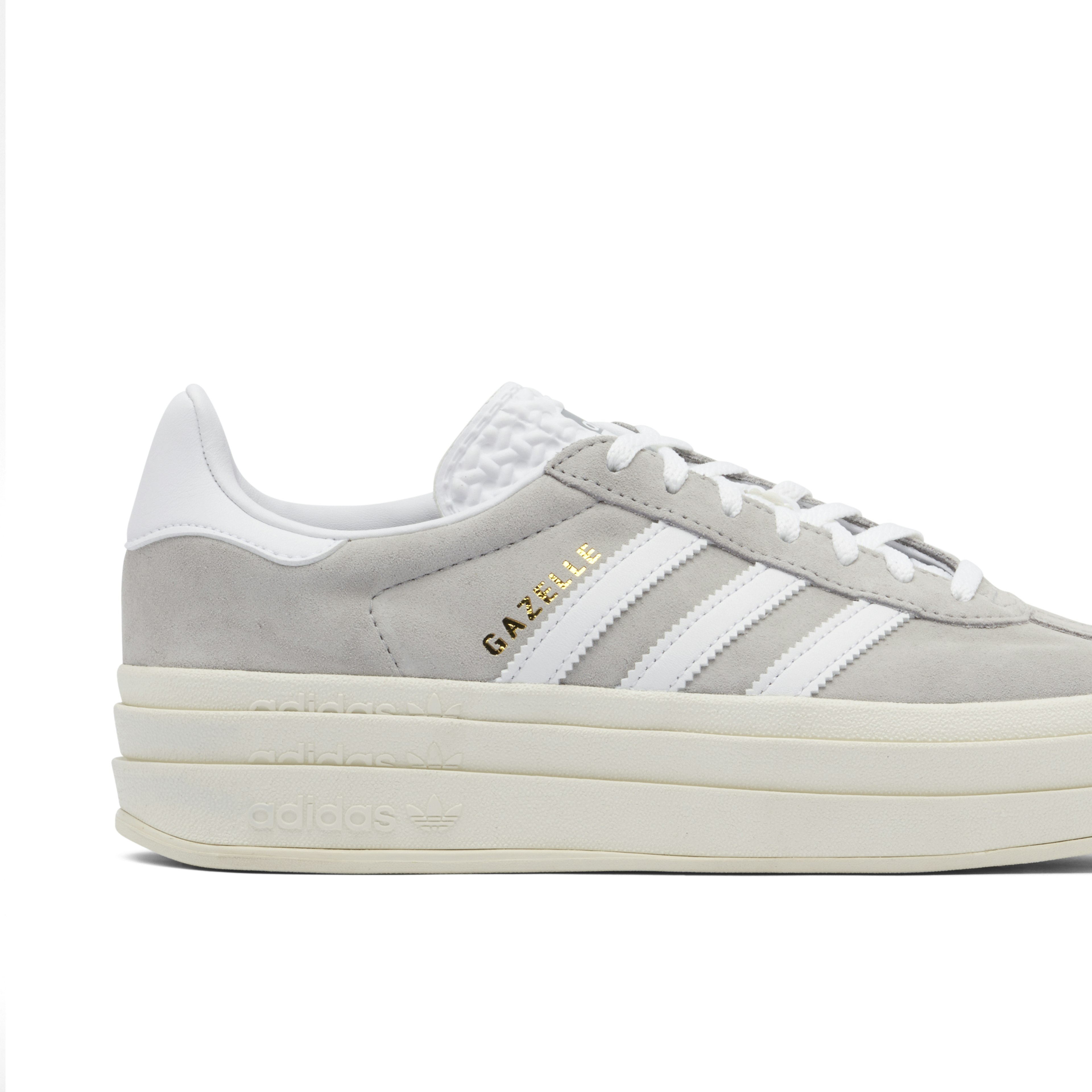 adidas Gazelle Bold Grey White Femme