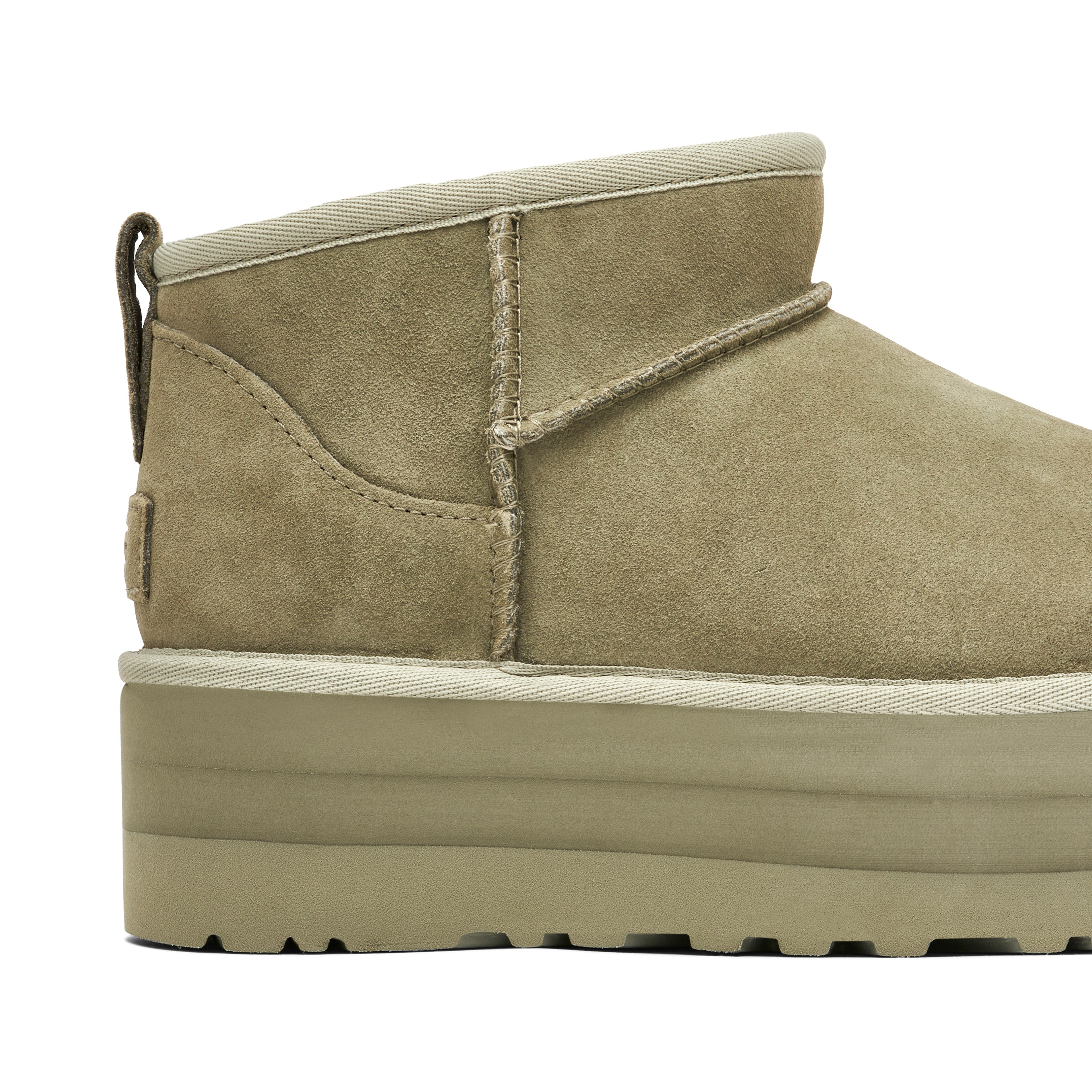 UGG Classic Ultra Mini Platform Moss Green Womens