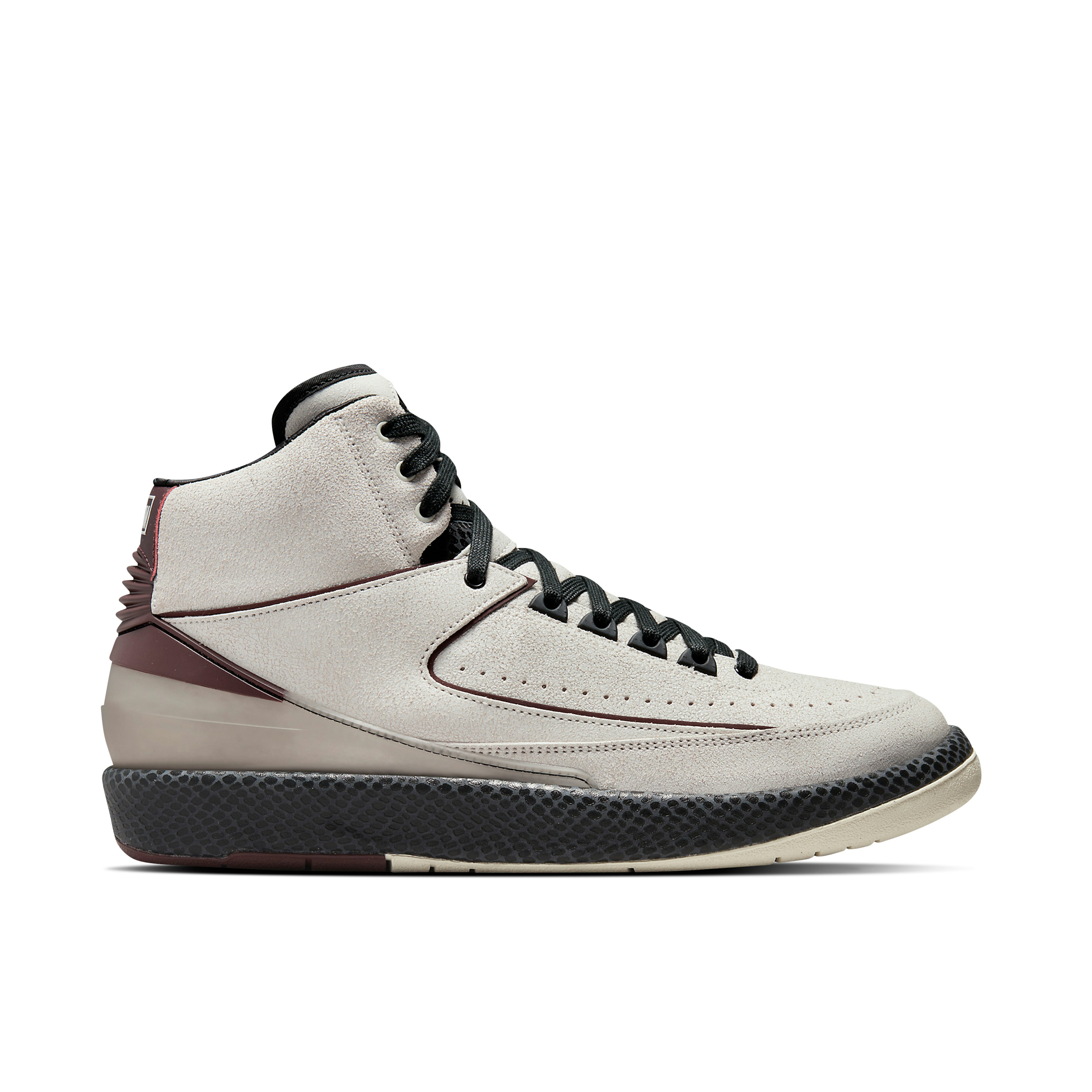 A Ma Maniere x Air Jordan 2 Sail Burgundy