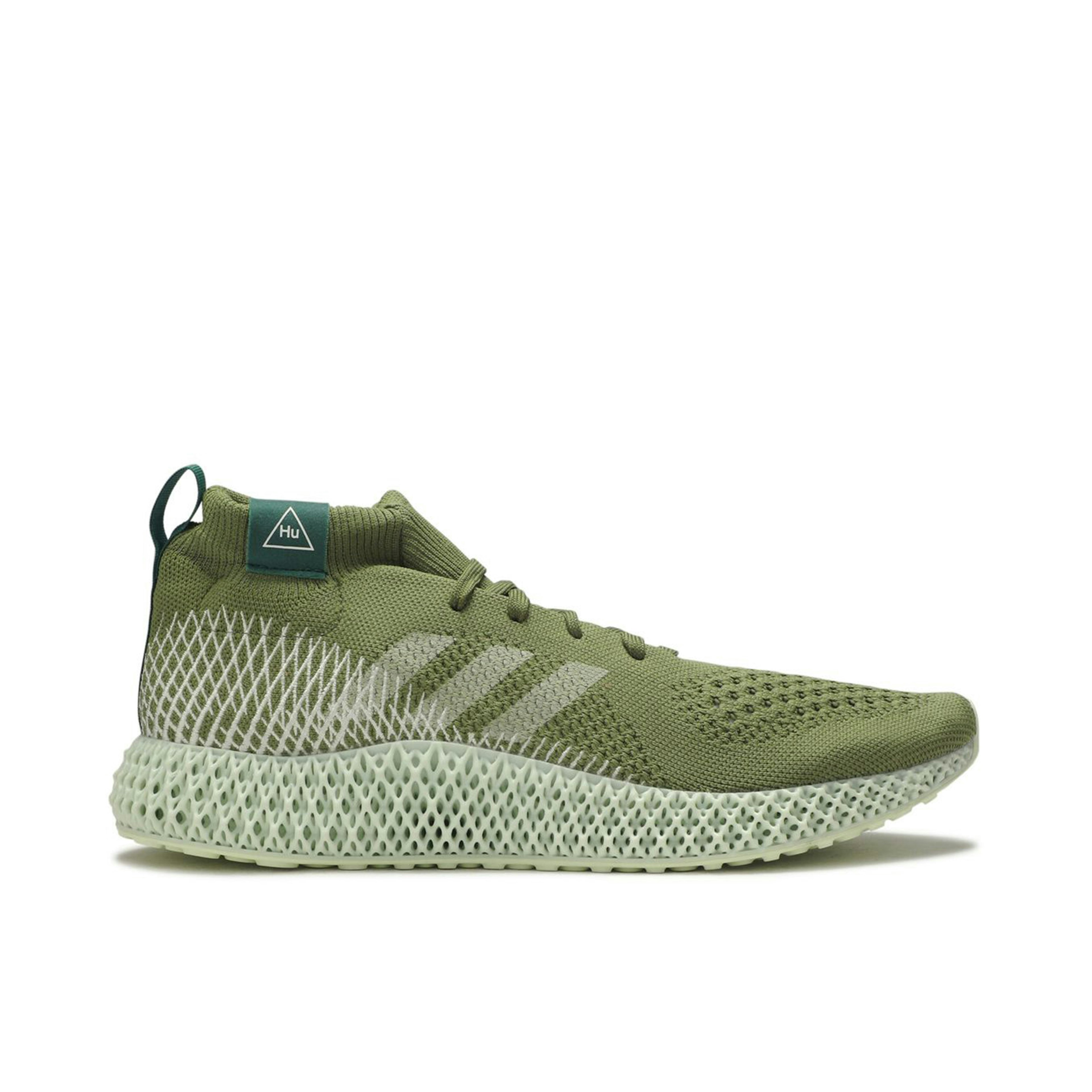 adidas shoe 4D Runner x Pharrell Williams Olive