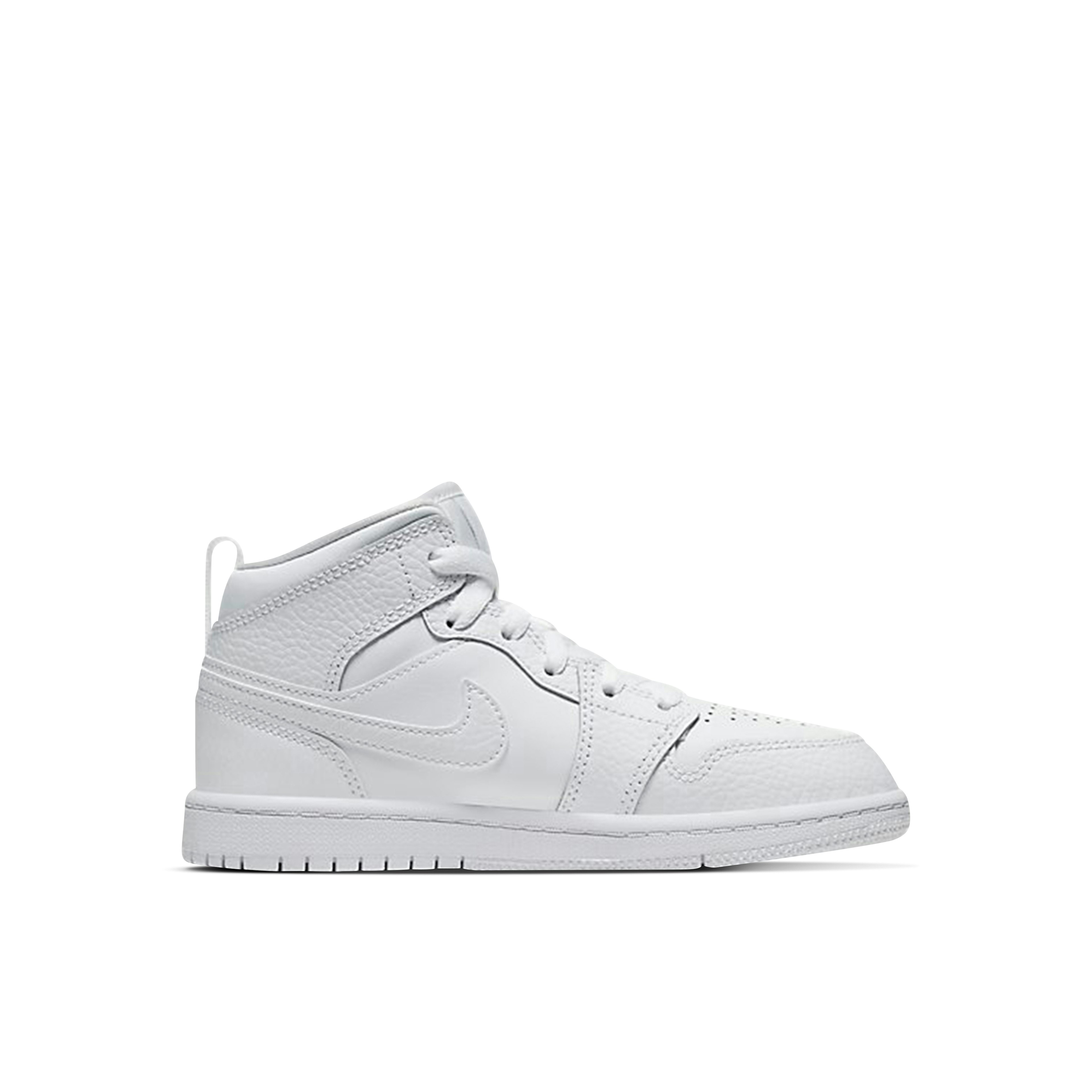 Air Jordan Mid Triple White PS 640734-130 Laced - Main Image
