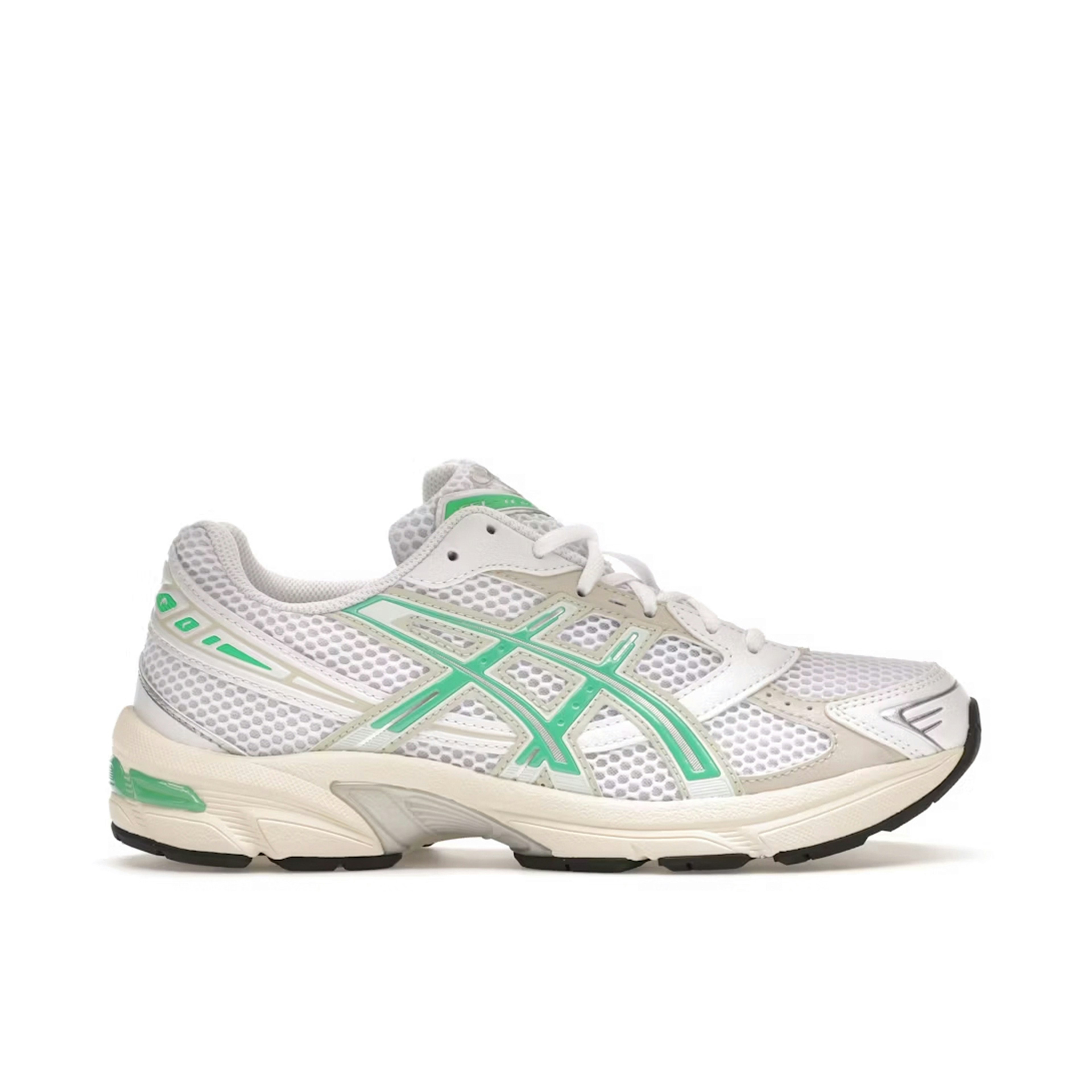 ASICS Gel-1130 White Malachite Green Off White Midsole Womens