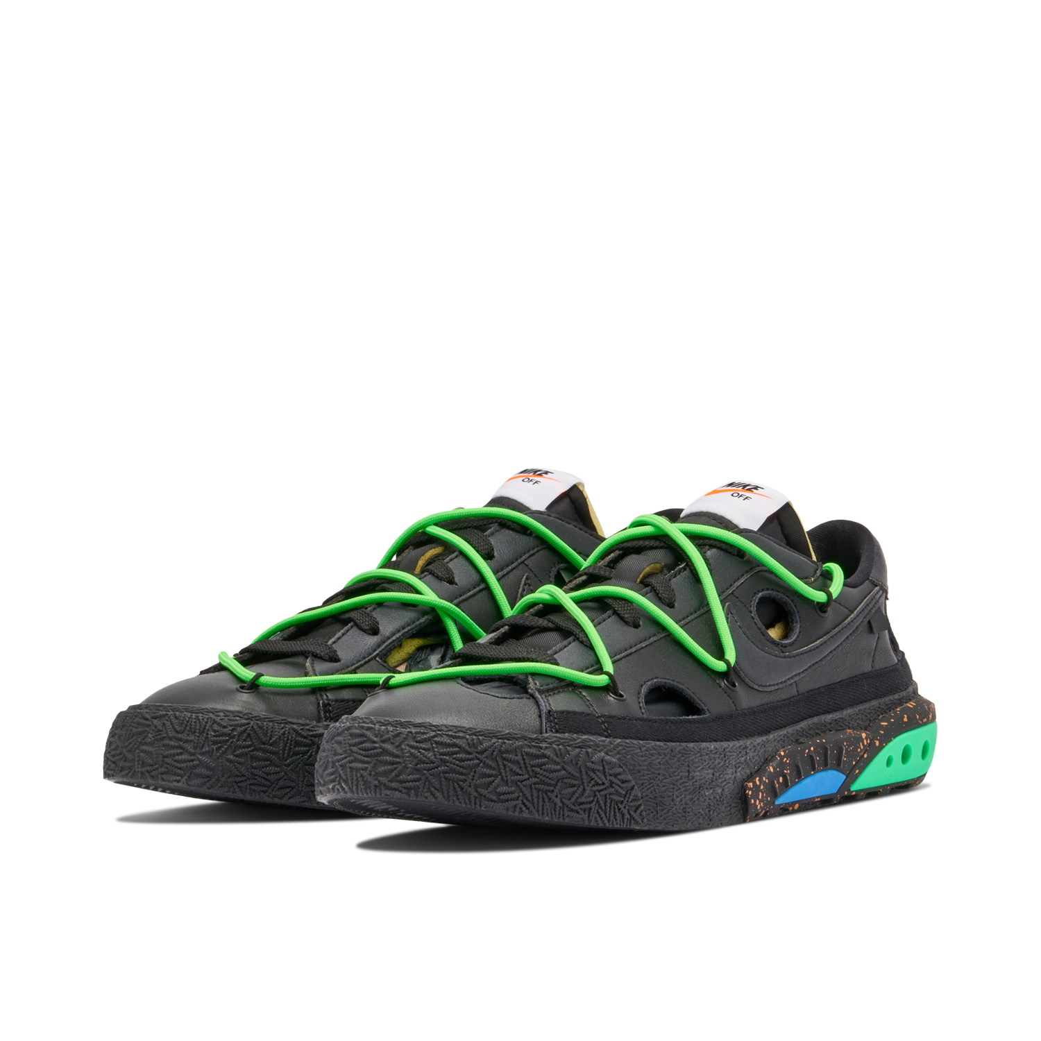 Off-White x Nike Blazer Low Black Green