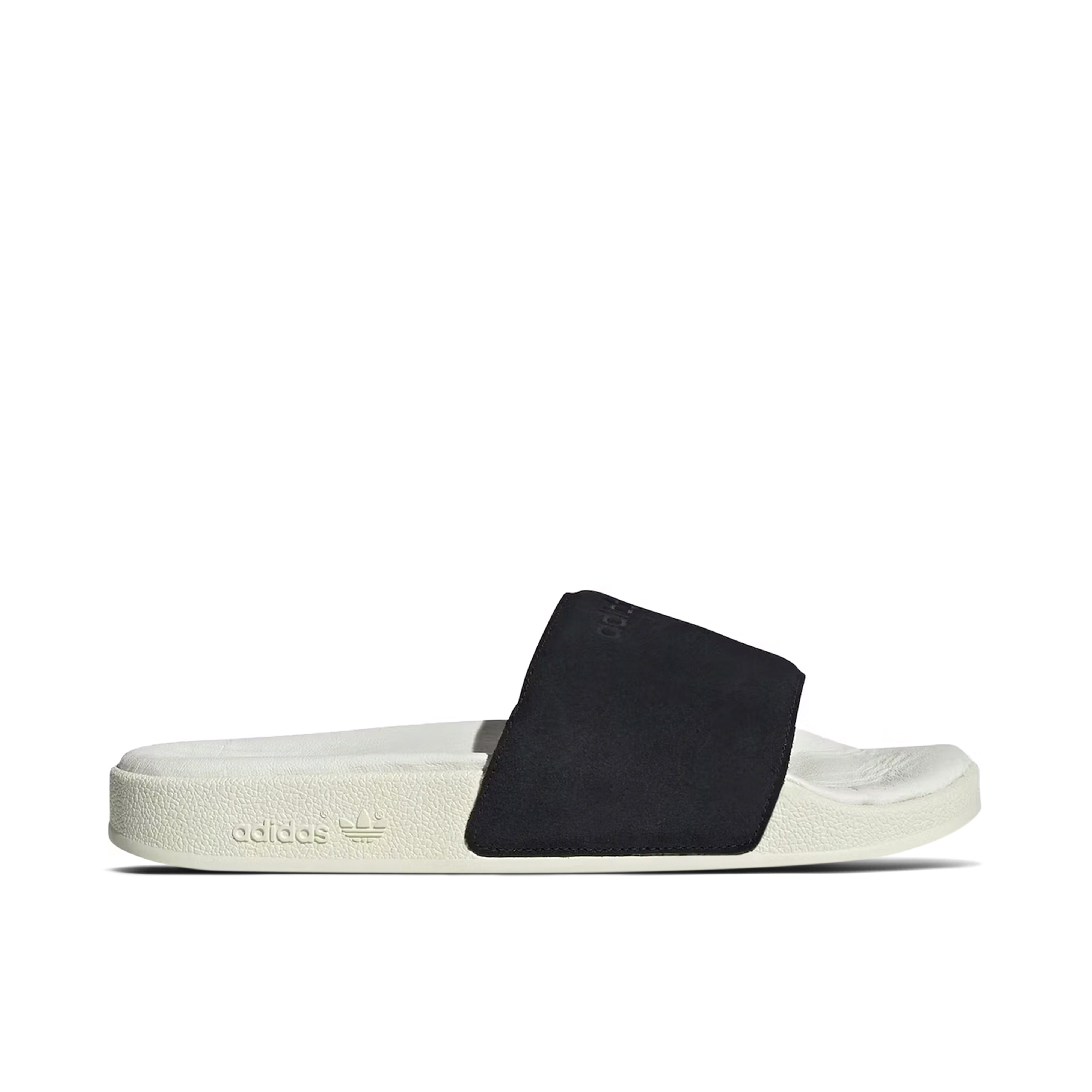 Adidas Adilette Slides Core Black Off White | FZ6483 | Laced