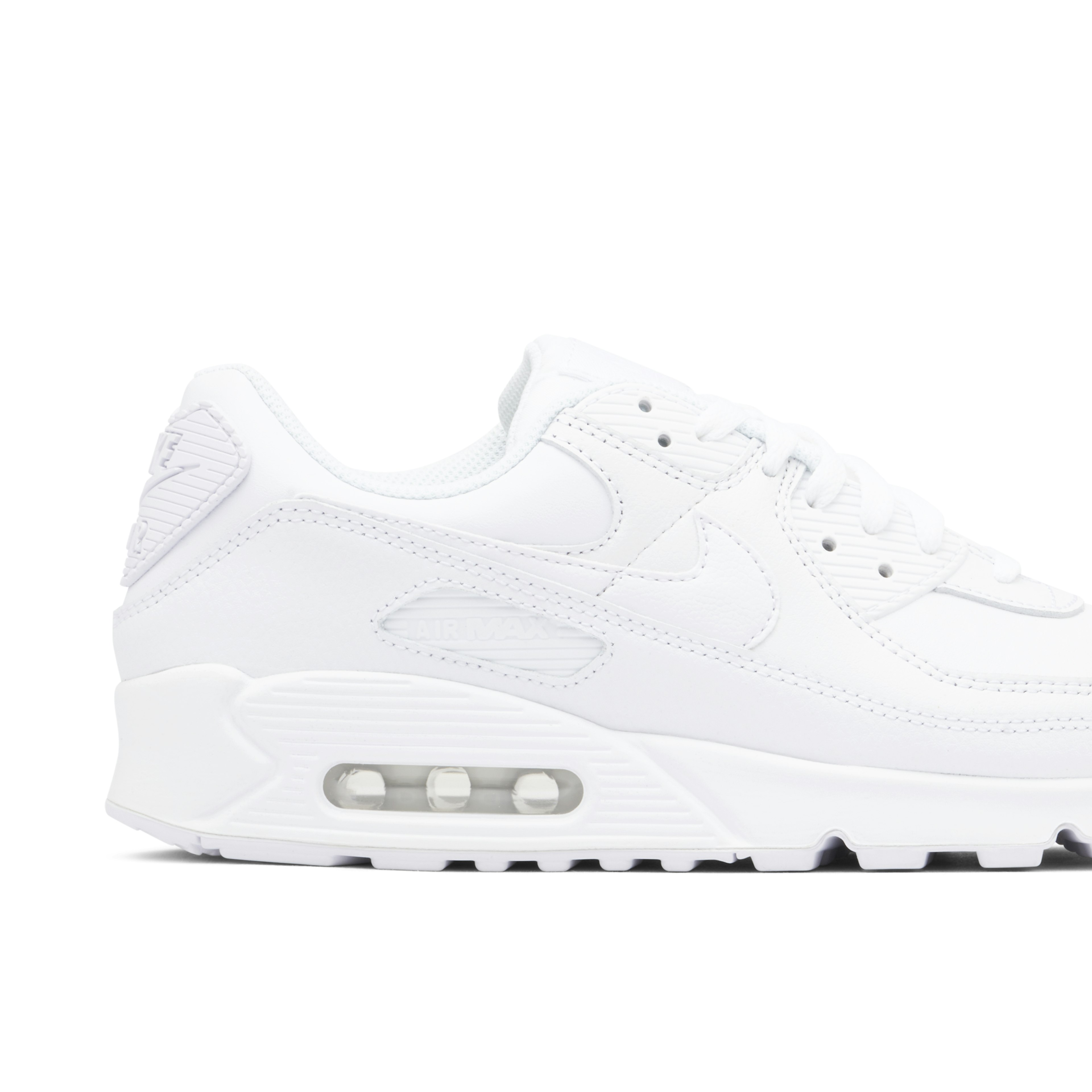 Nike Air Max 90 Triple White Leather 2020