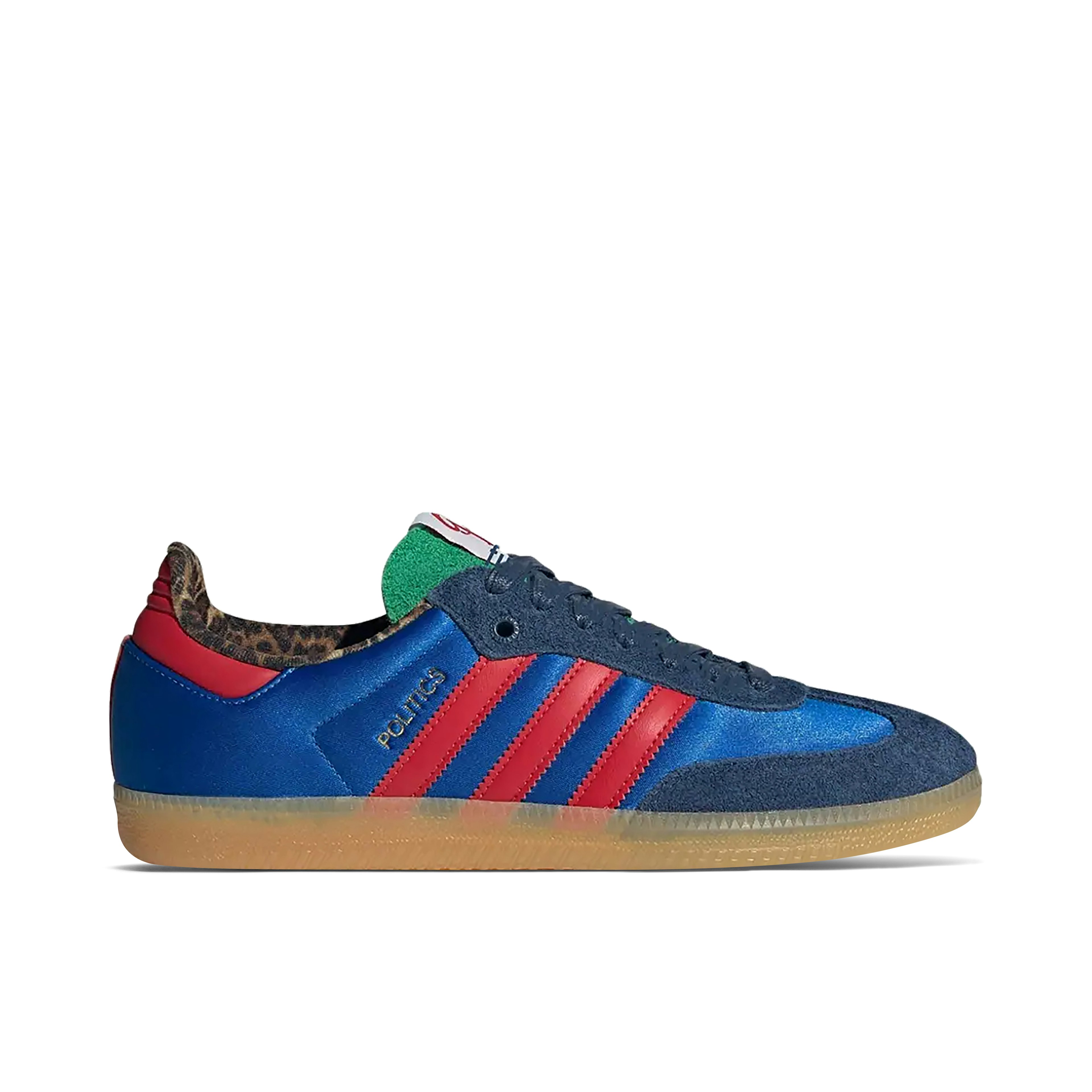 adidas Samba x Politics Blue Bird Scarlet