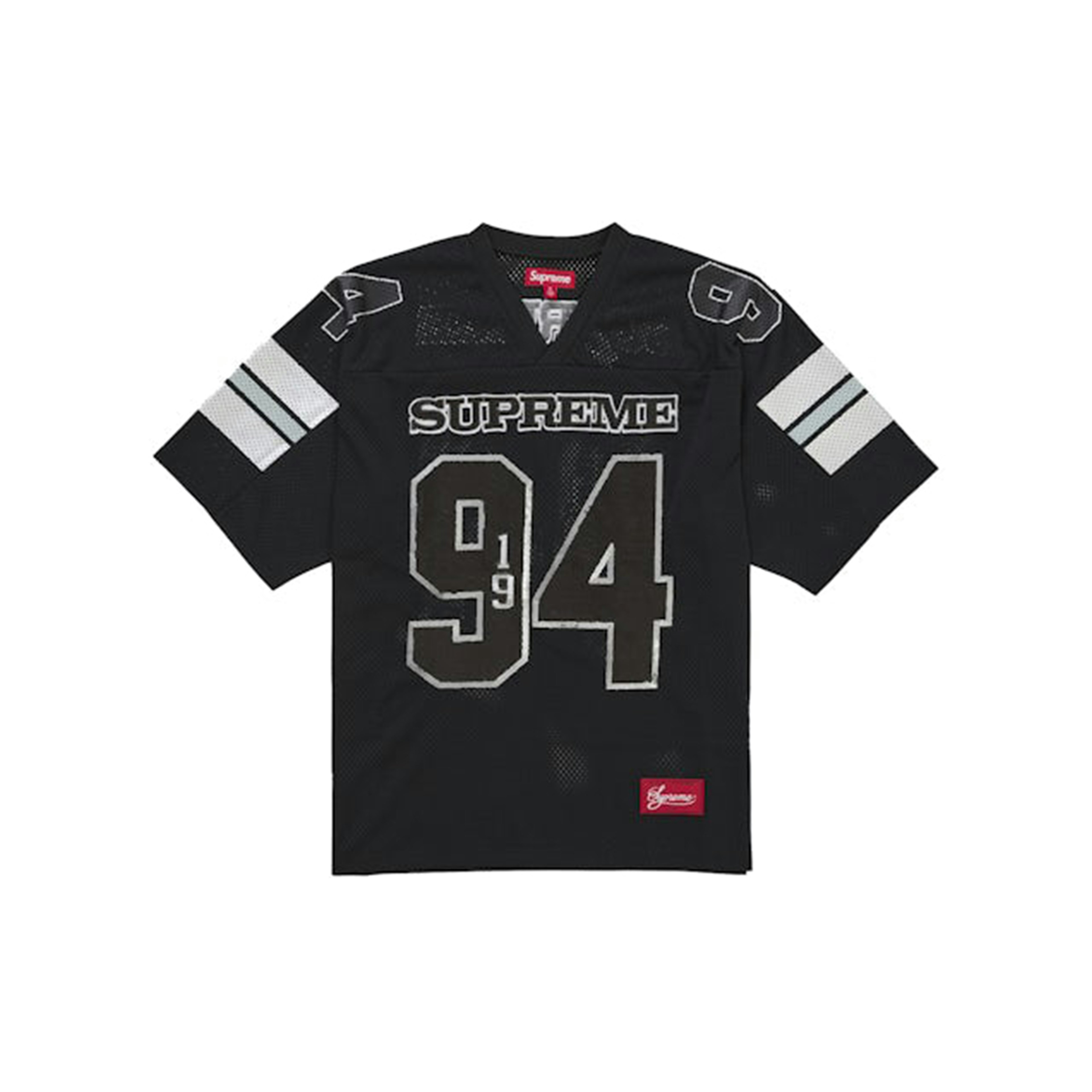 Supreme Sequin Football Jersey Black