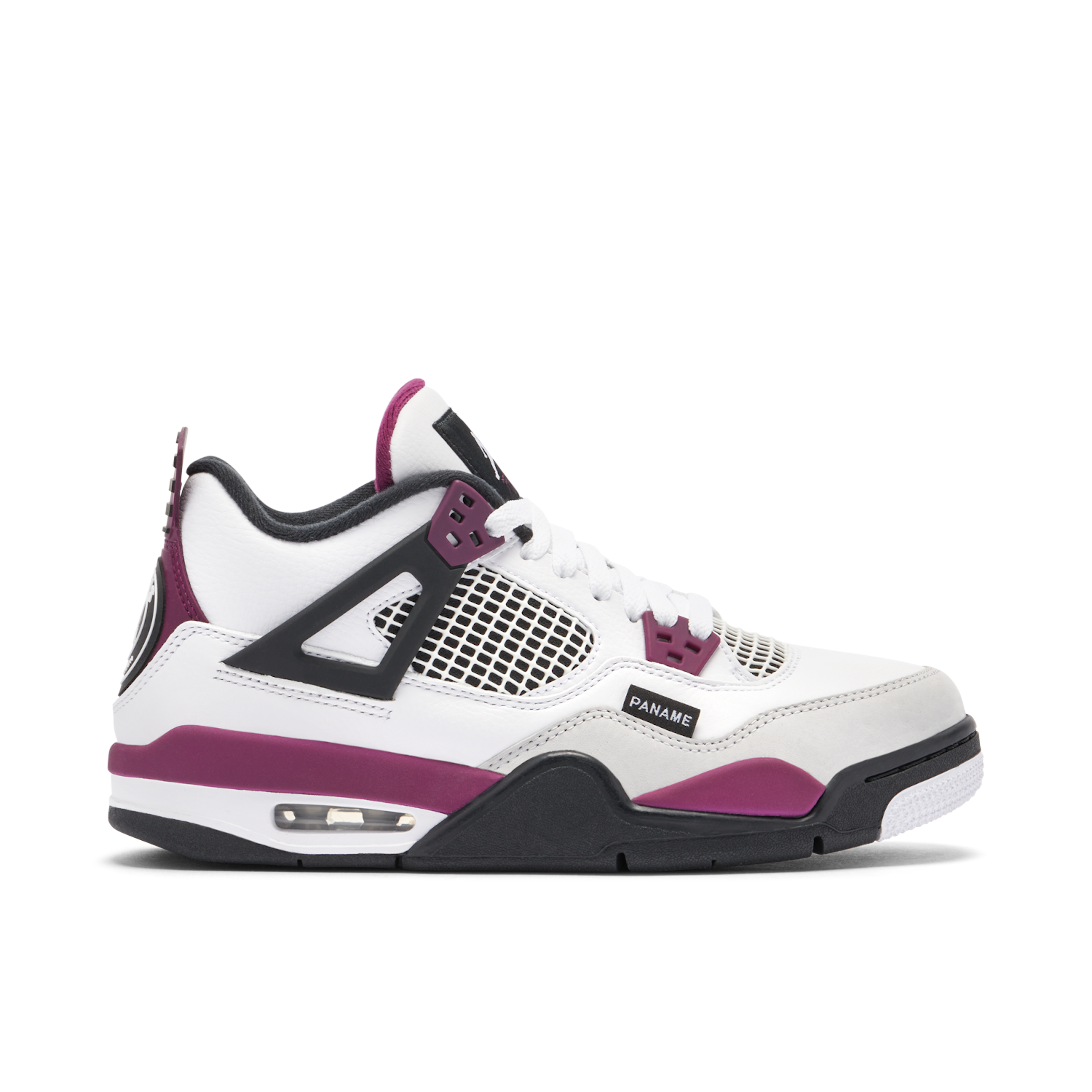 Air Jordan 4 x PSG White Neutral Grey Bordeaux GS