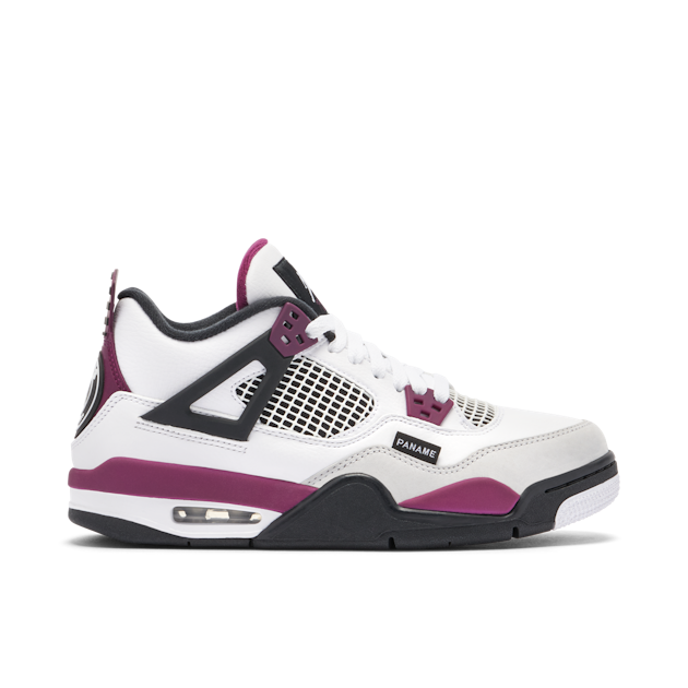psg x jordan 4 white neutral grey bordeaux