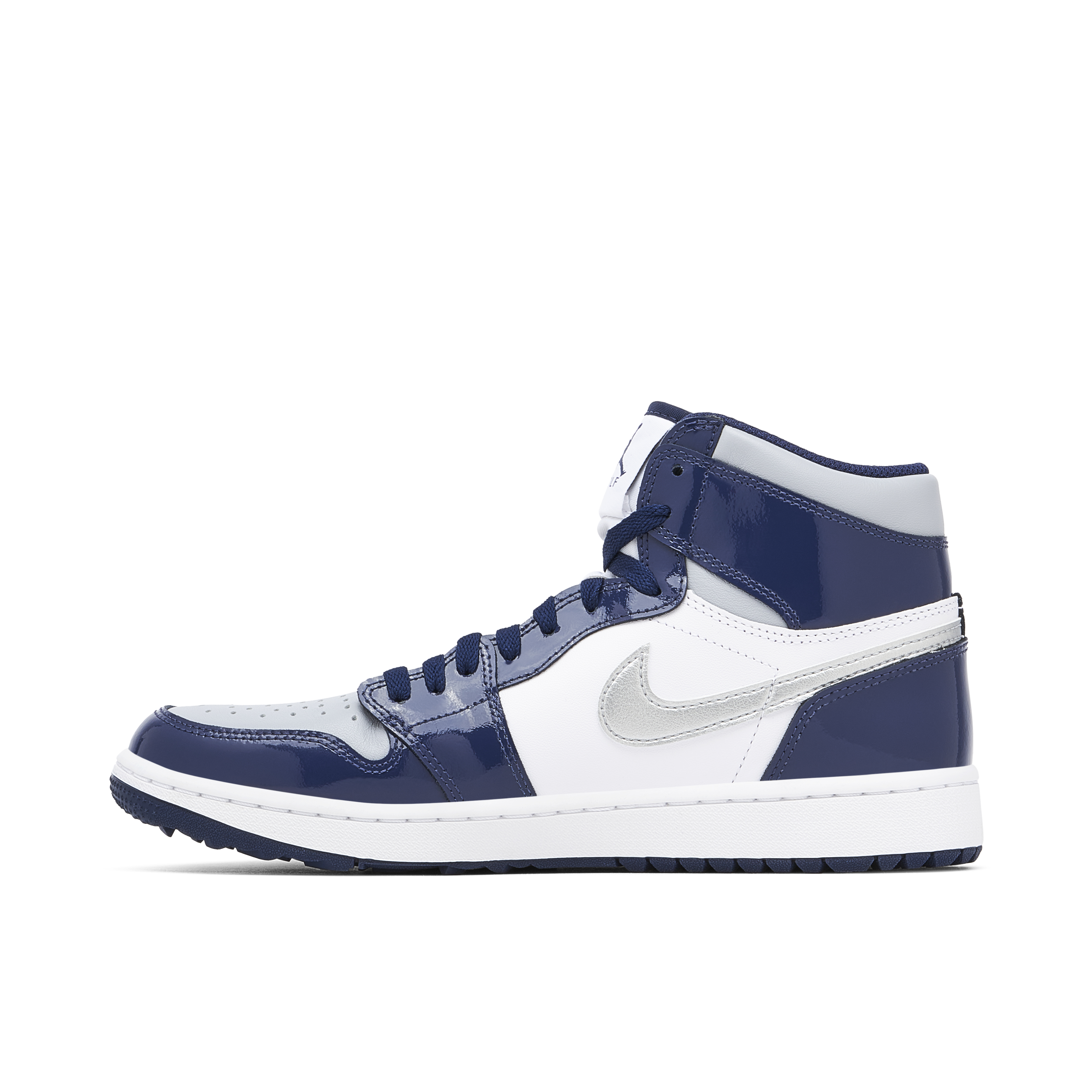 Air Jordan 1 High Golf Midnight Navy DQ0660 100 Laced