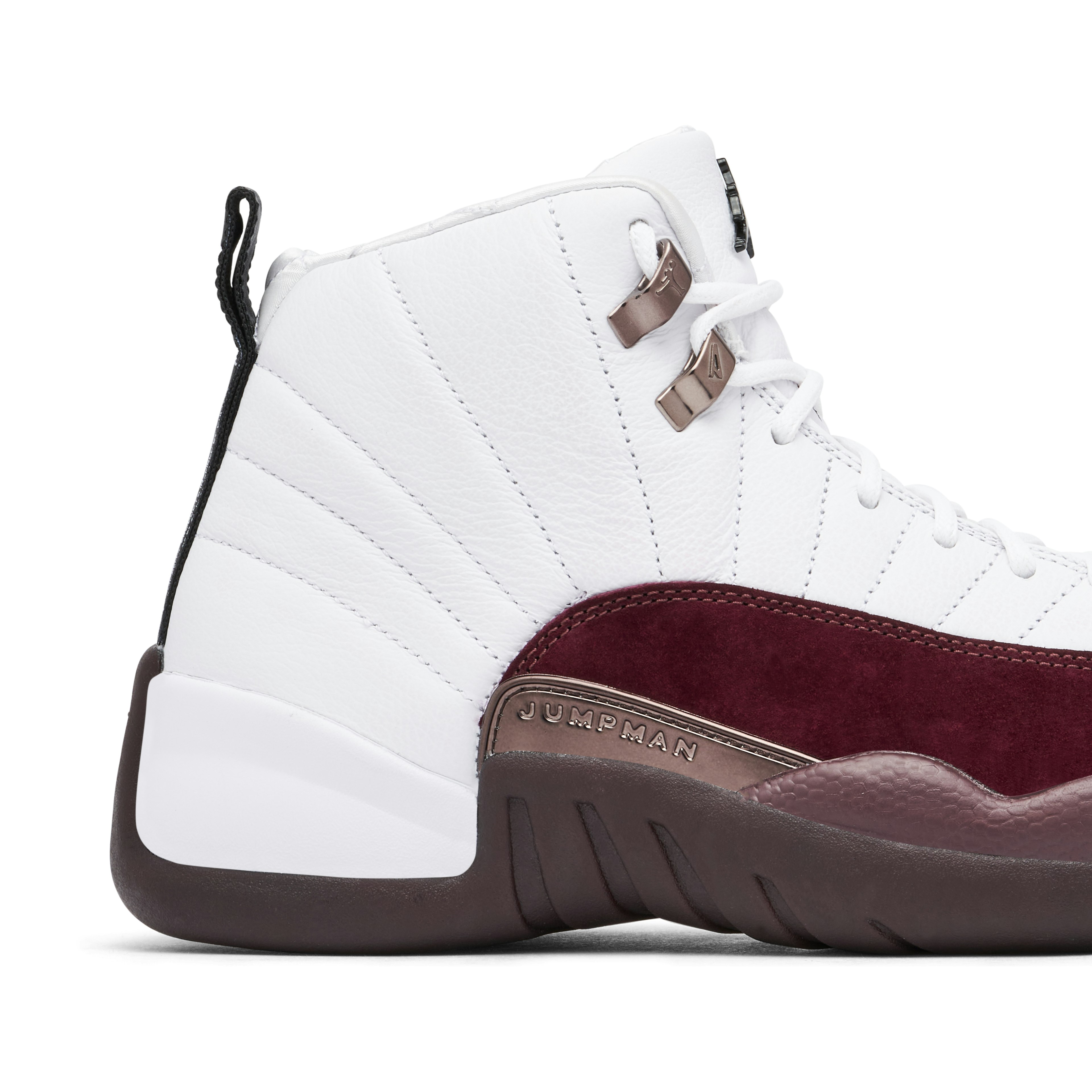 Air Jordan 12 x A Ma Maniere White Burgundy Crush