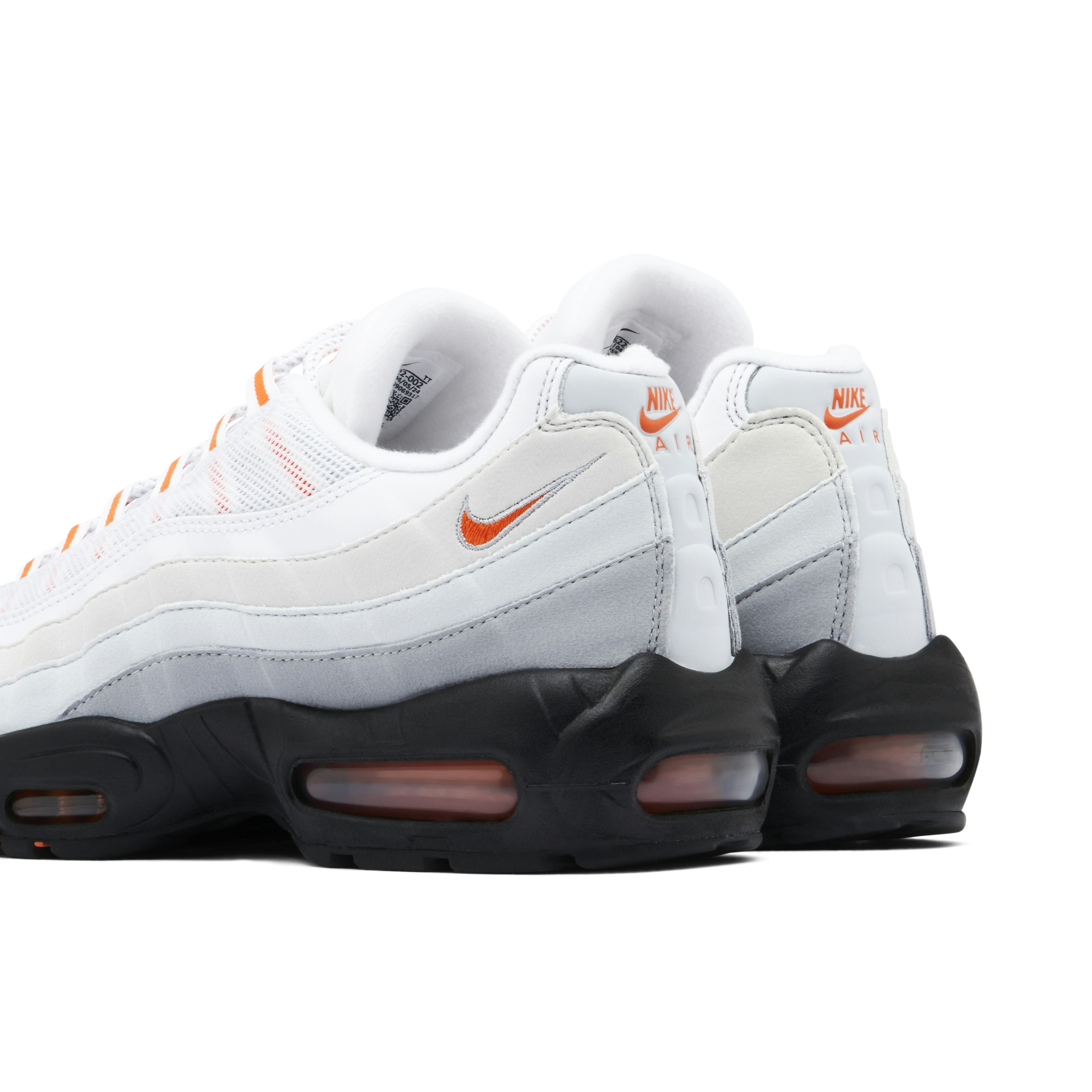 Nike Air Max 95 Wolf Grey Safety Orange Pure Platinum