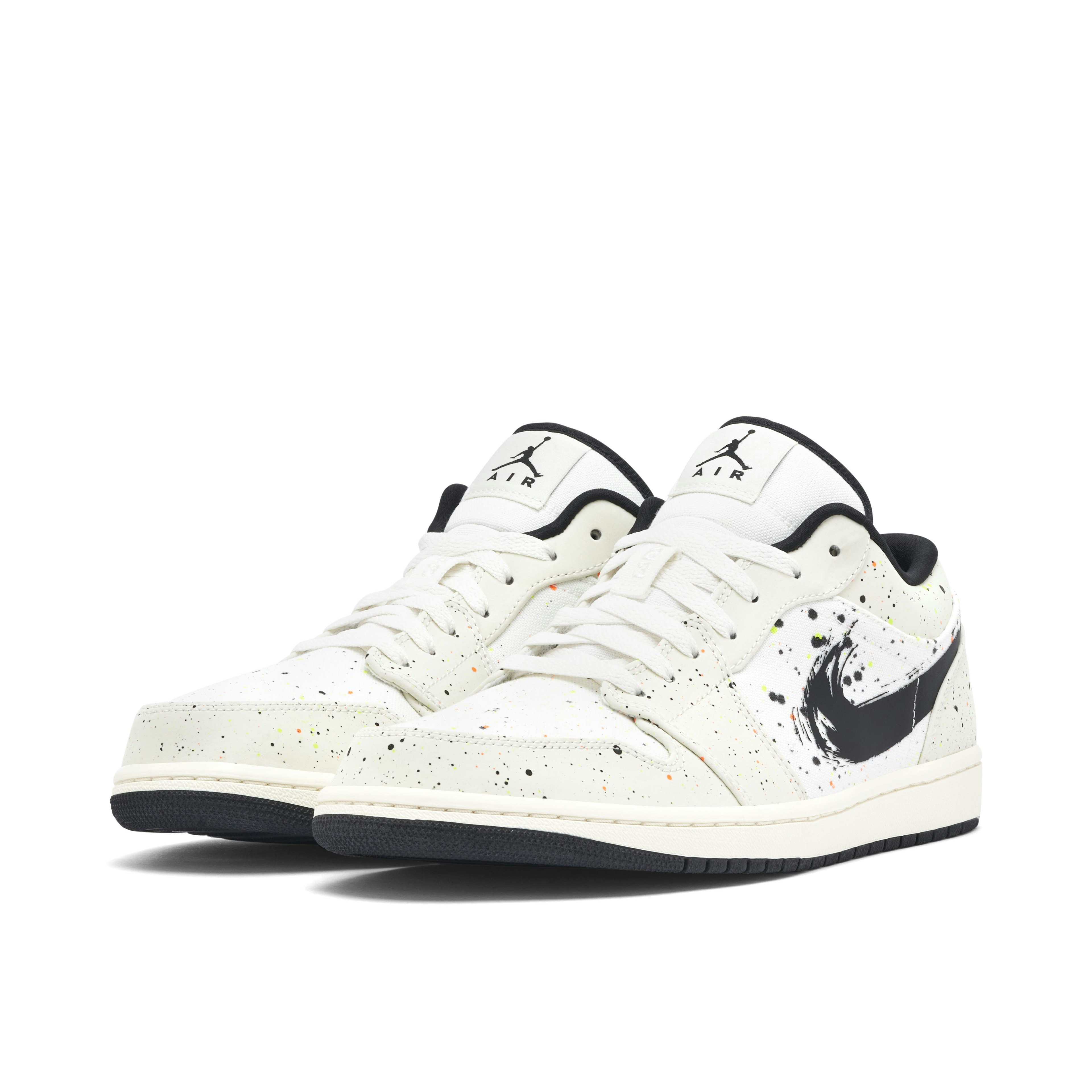 Air Jordan 1 Low Paint Splatter Brushstroke