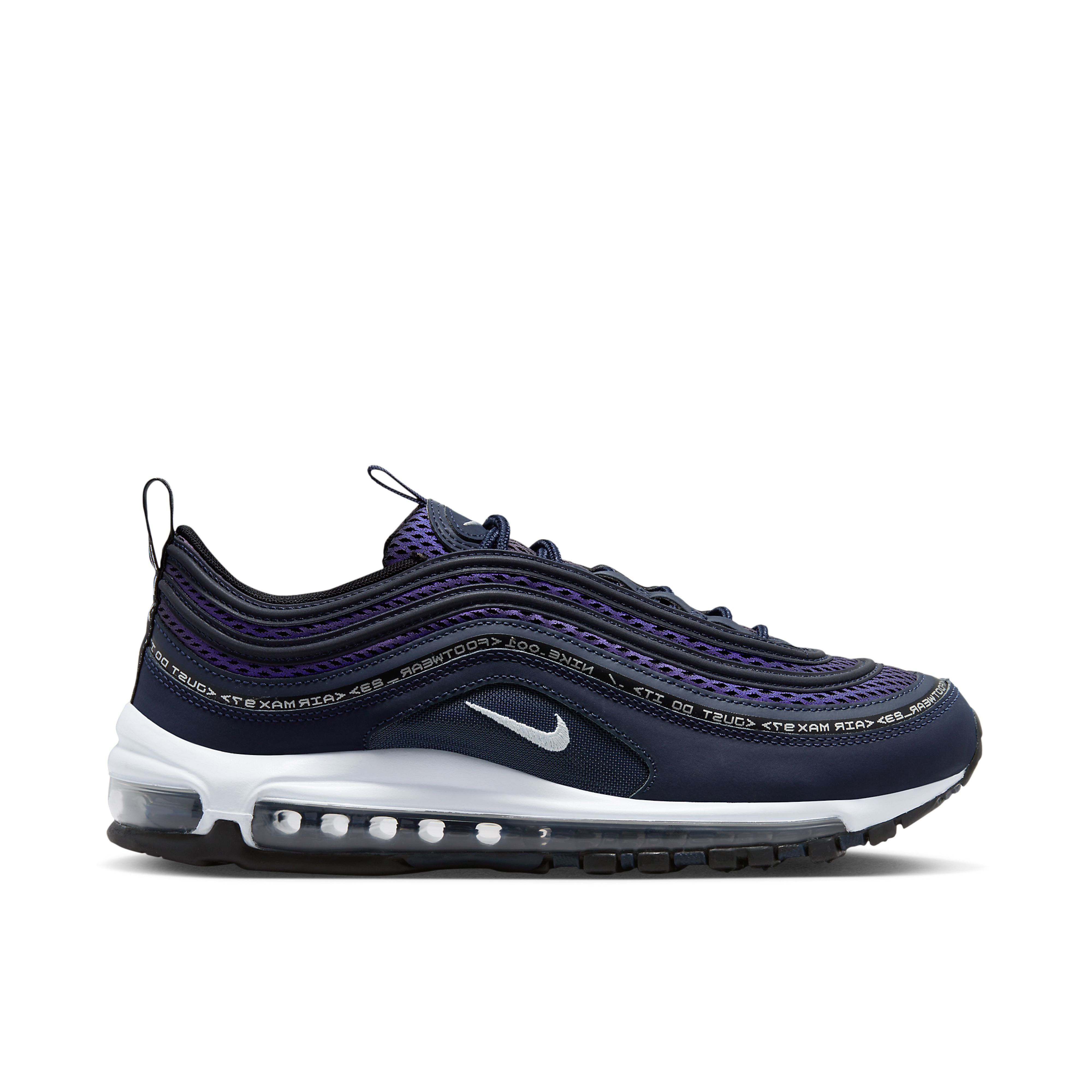 Nike Air Max 97 Just Do It Purple Navy FQ7965 400 Laced