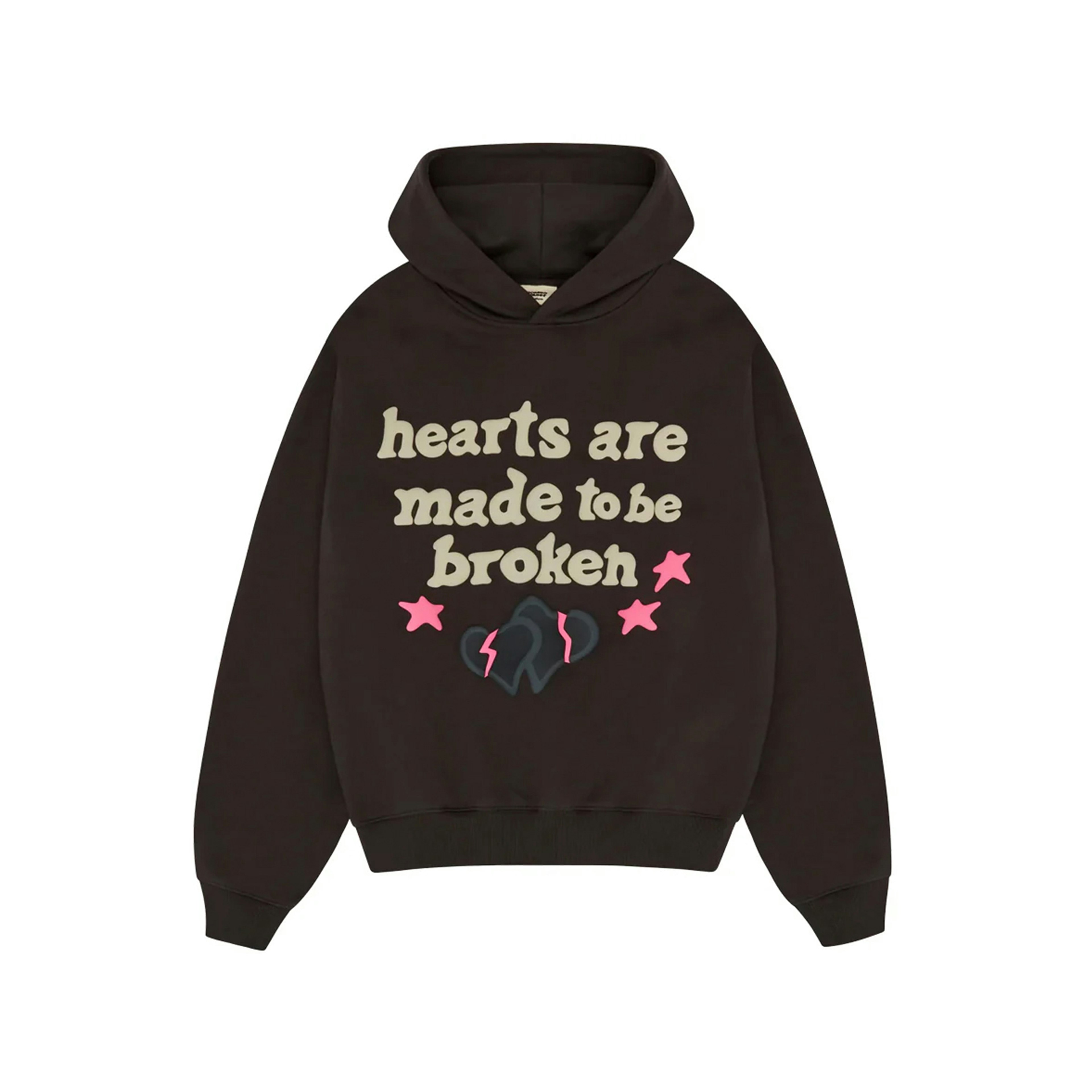 Broken Planet Hearts Are Made To Be Broken Hoodie Soot Black