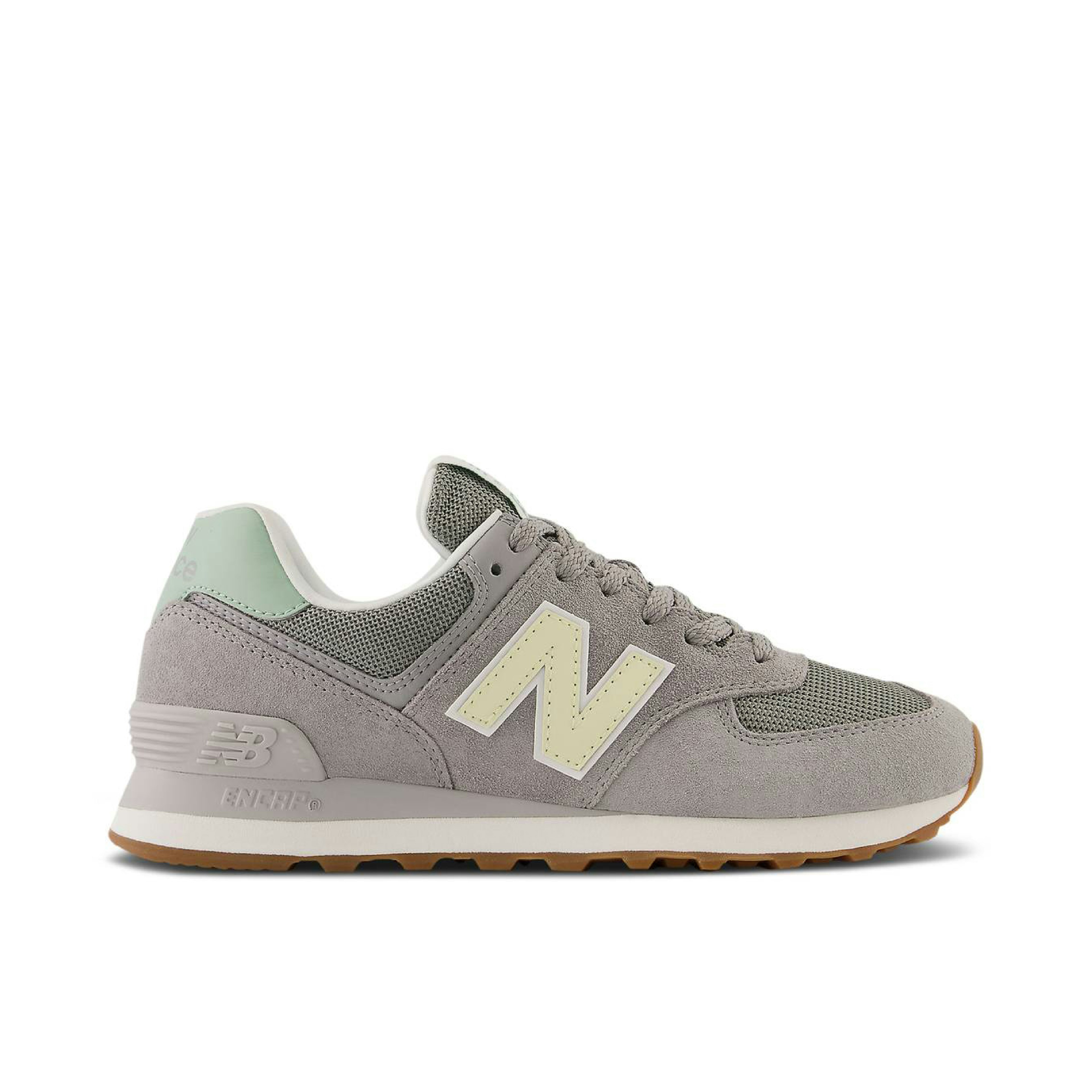 New Balance 574 Grey Dawn Glow Sage Womens