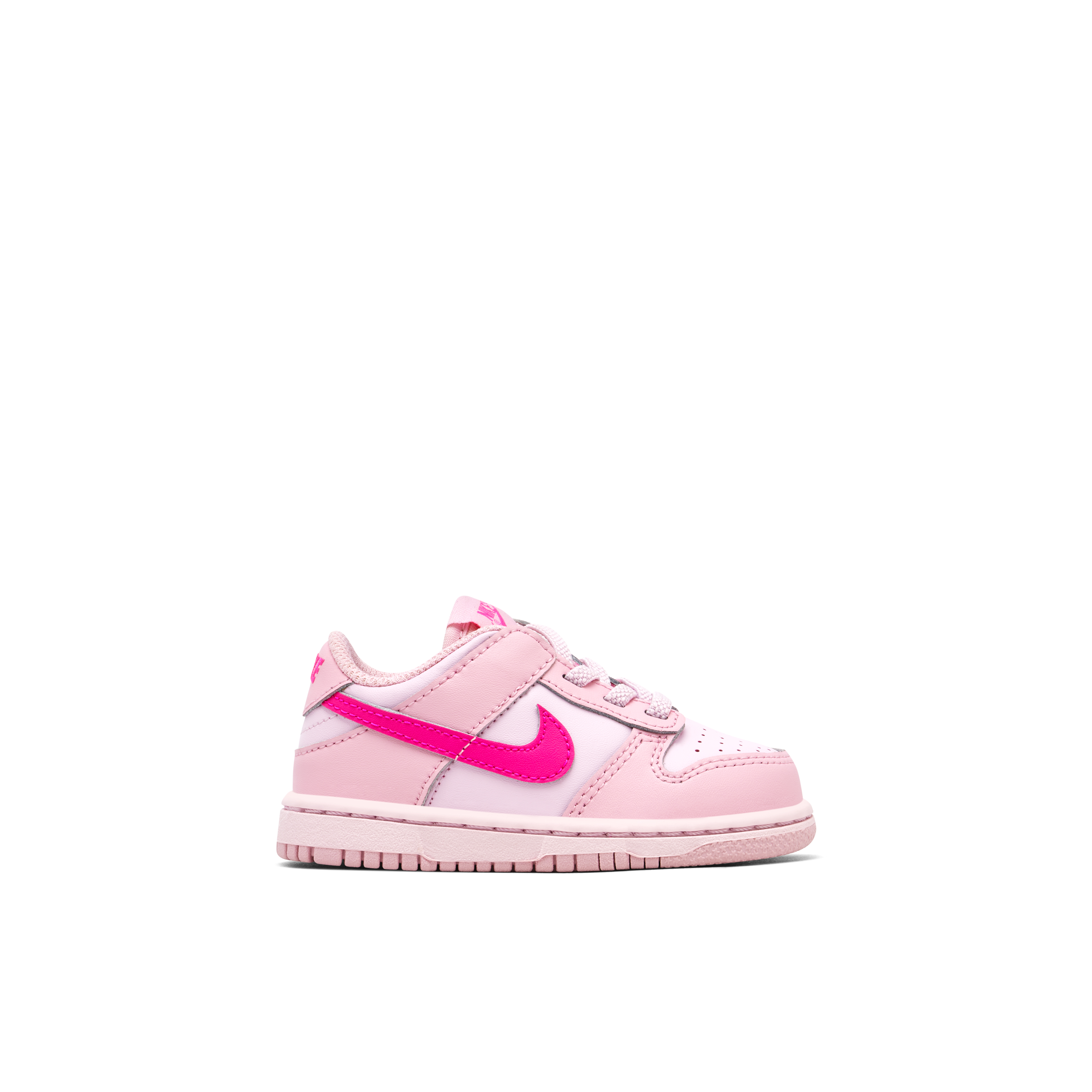 Nike online dunk low triple pink size 7c