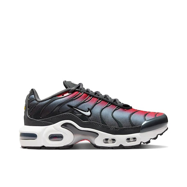 Nike Air Max Plus Bright Crimson Anthracite GS CD0609-604 Laced