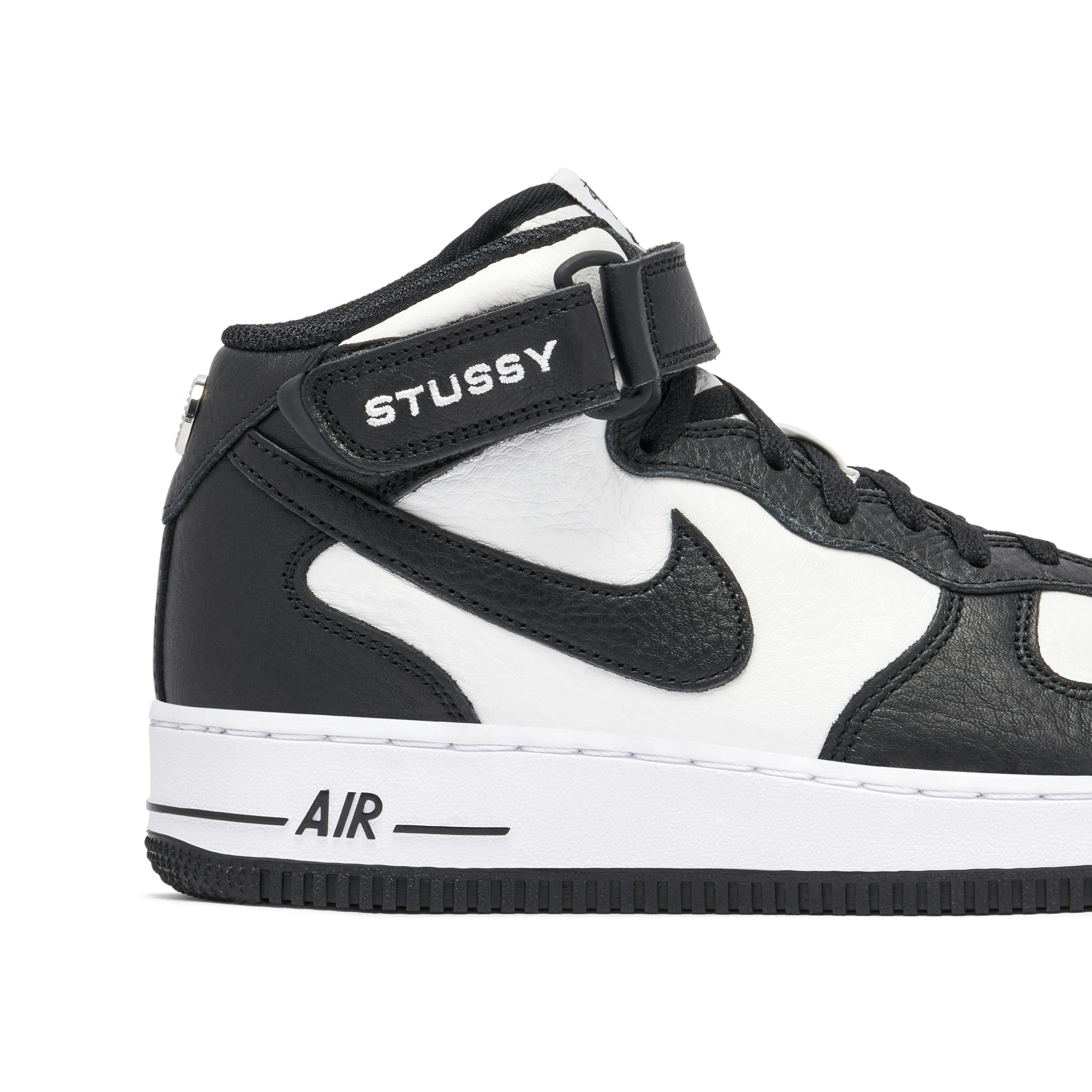 Stussy x Nike Air Force 1 Mid Black White