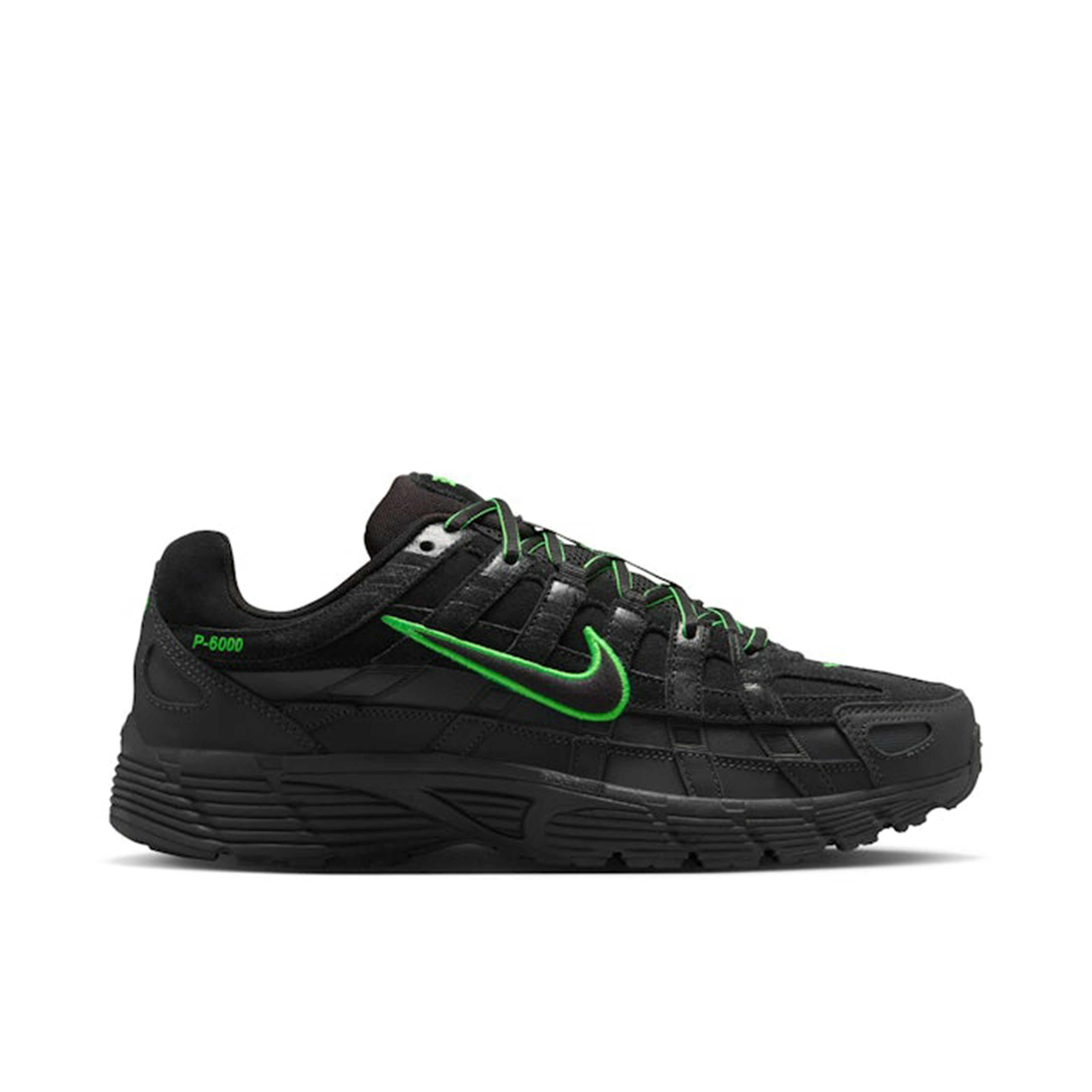 Nike P-6000 PRM Black Green Strike