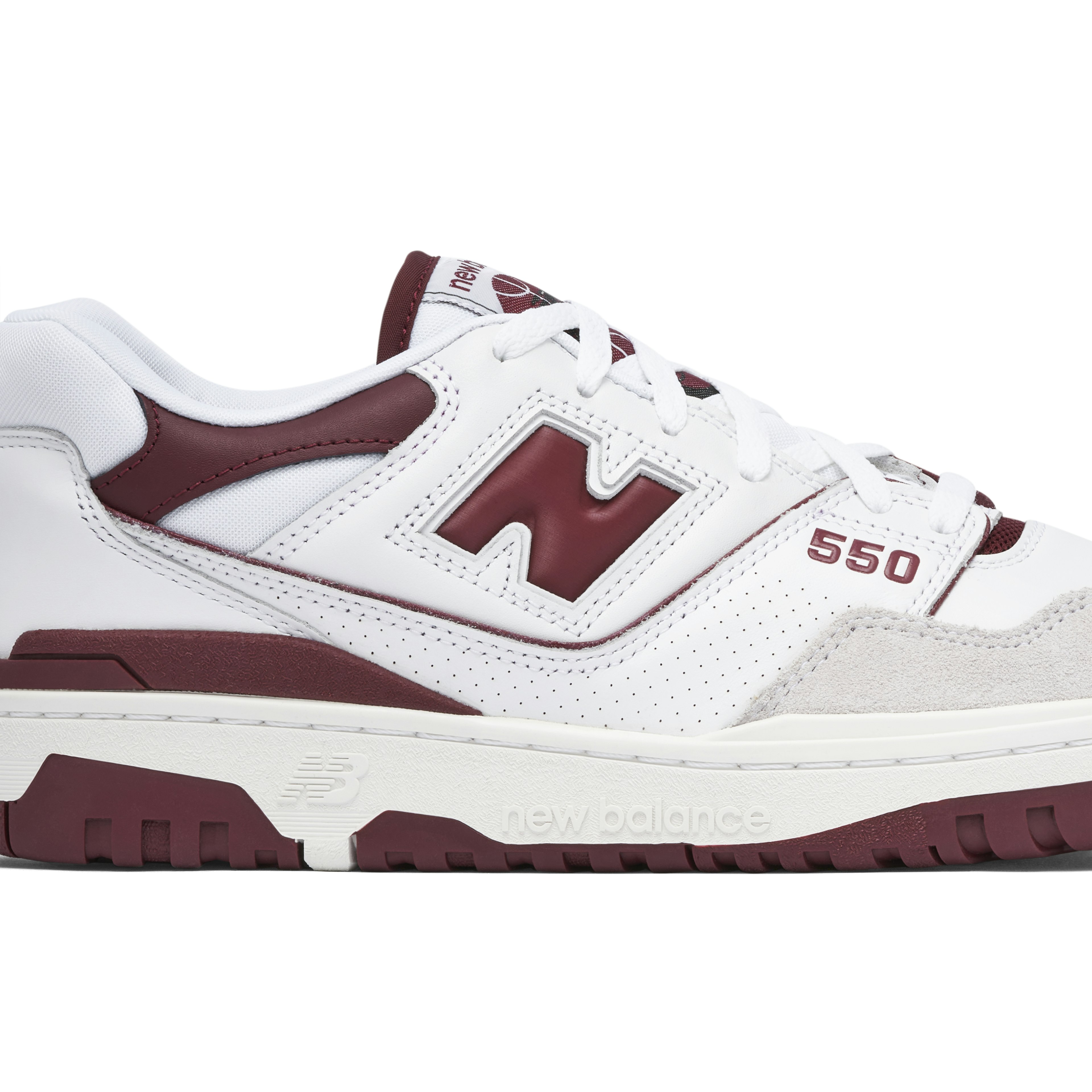 New Balance 550 White Burgundy