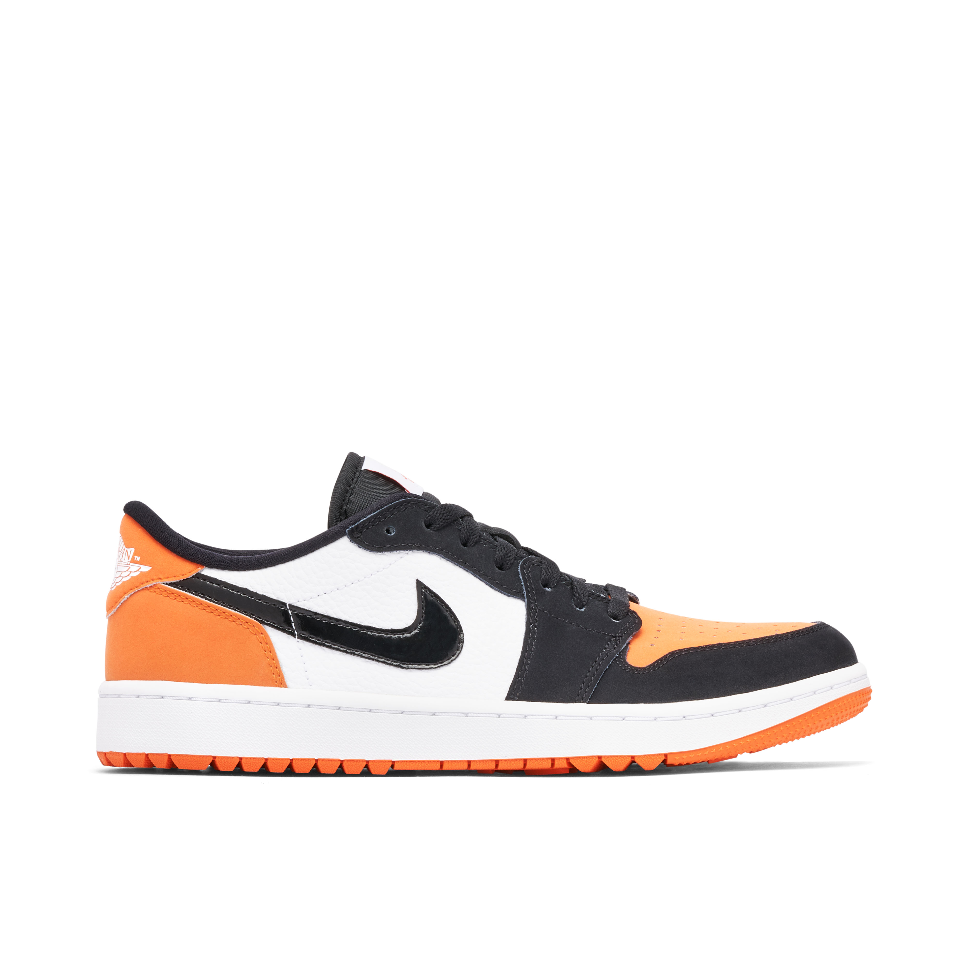 Orange and white air jordan 1 online