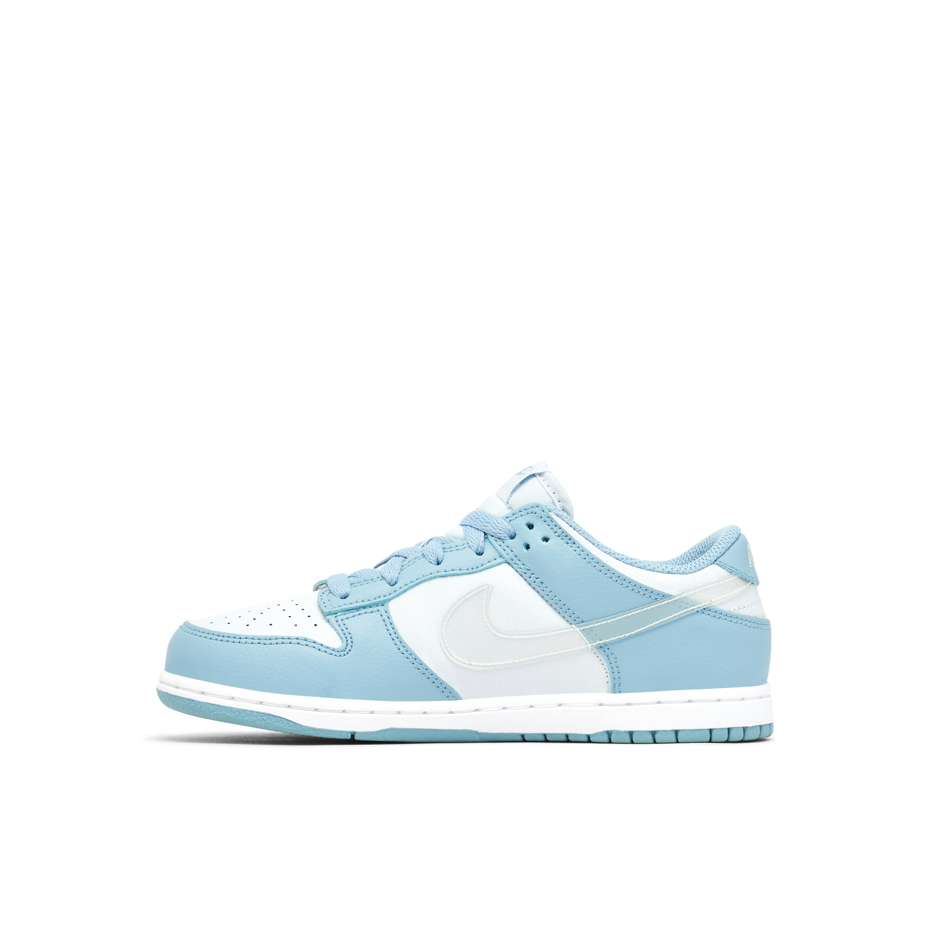 Nike Dunk Low Clear Swoosh Blue PS