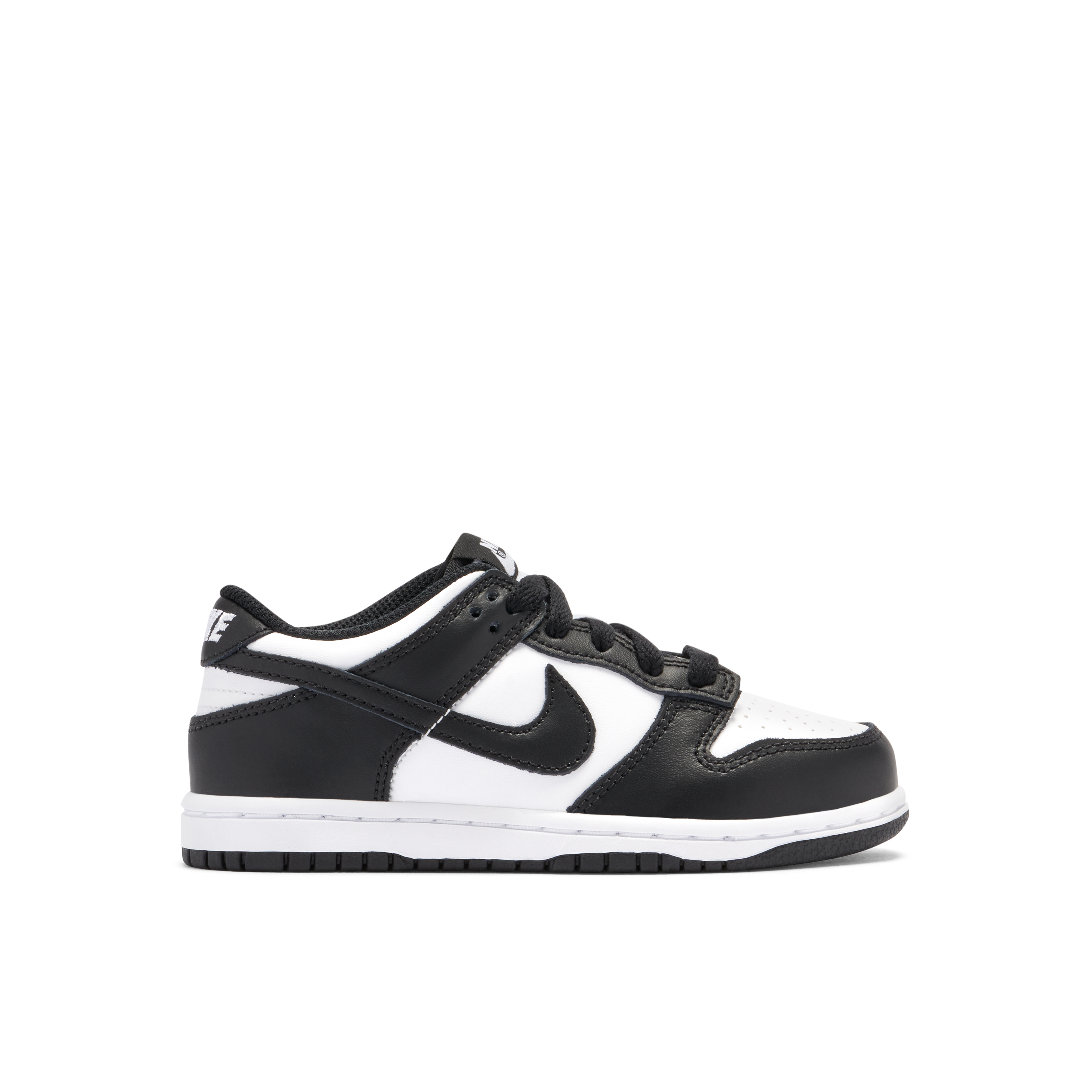 Nike Dunk Low Retro Black White PS CW1588 100 Laced