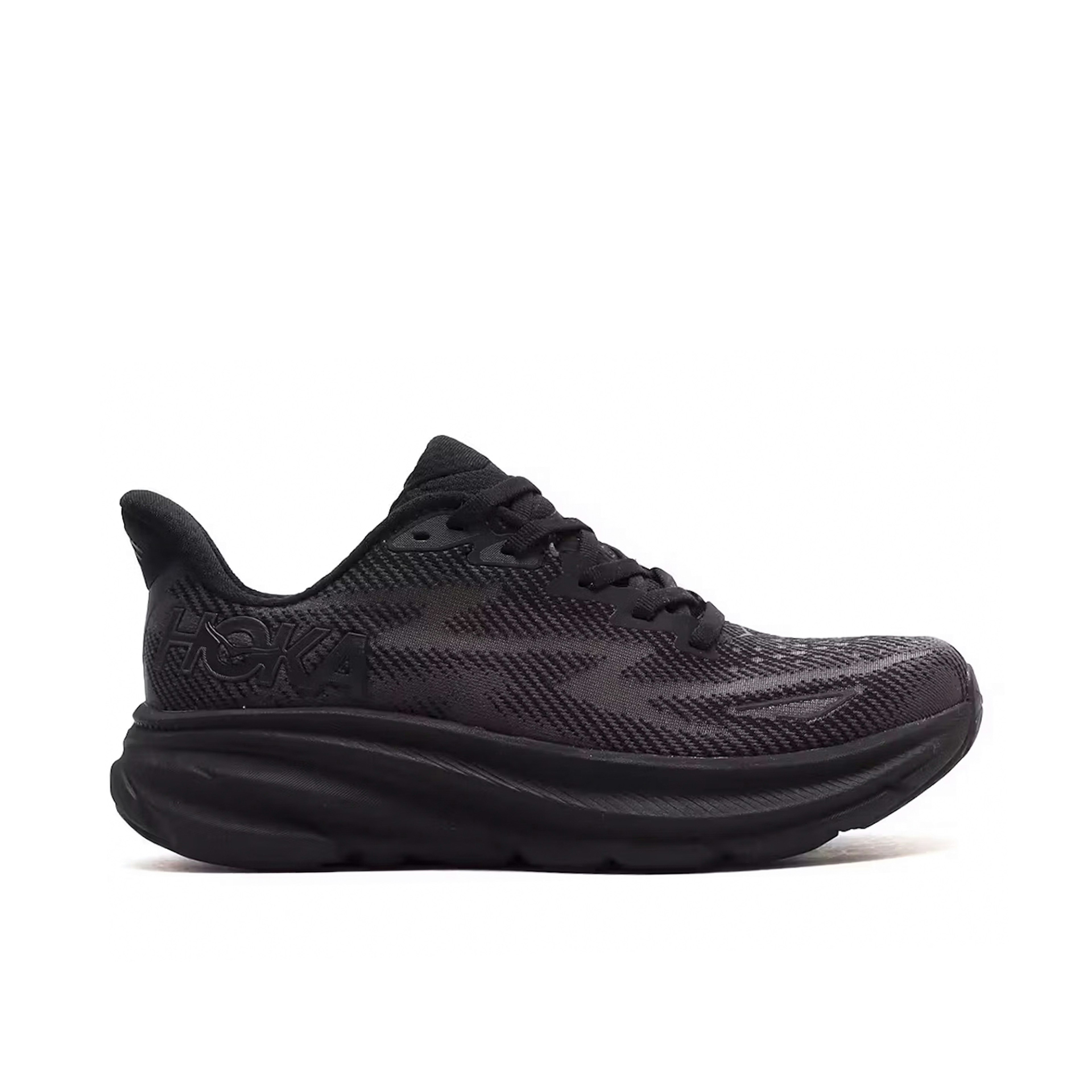 Hoka One One Clifton 9 Triple Black Womens