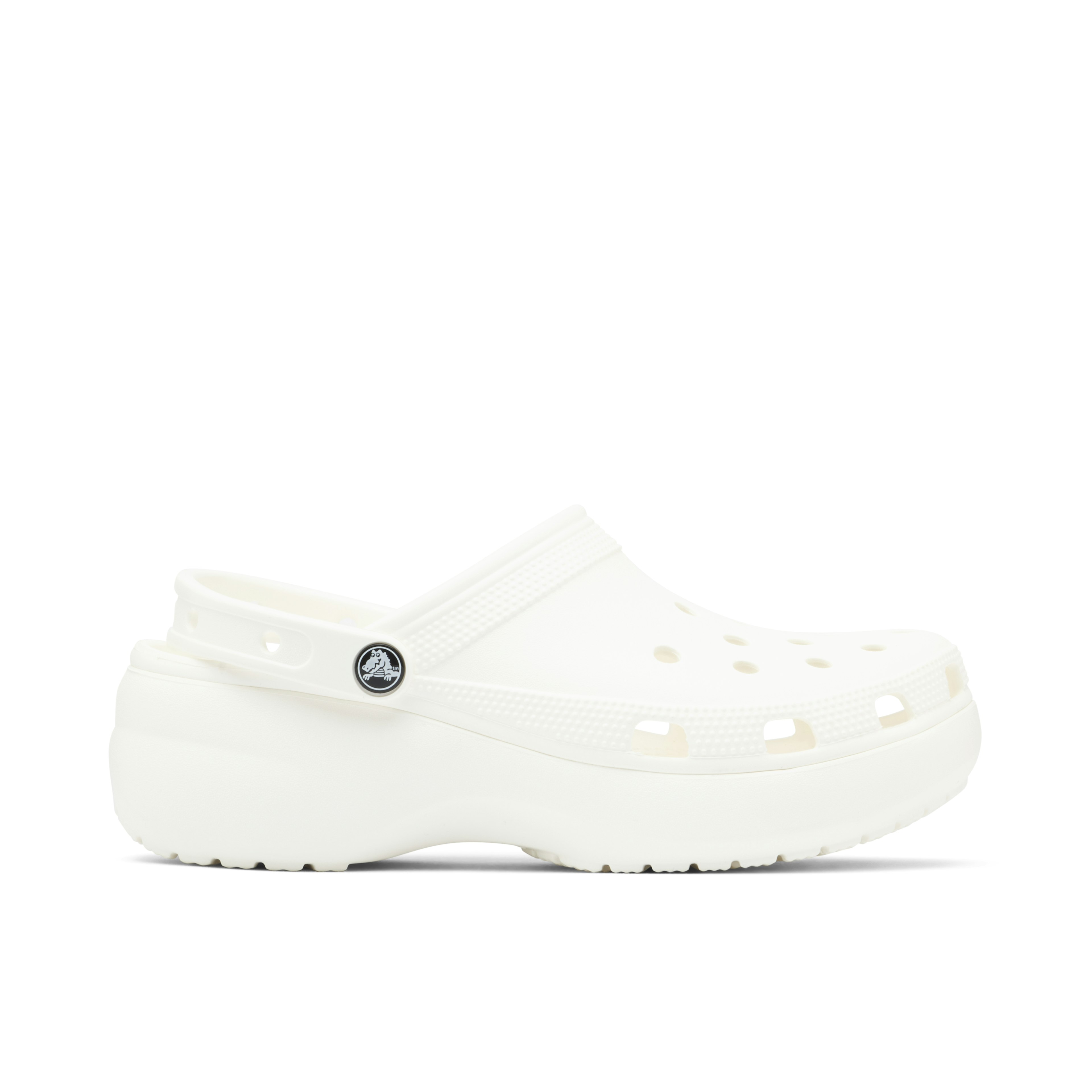 Crocs Classic Platform Clog White Womens