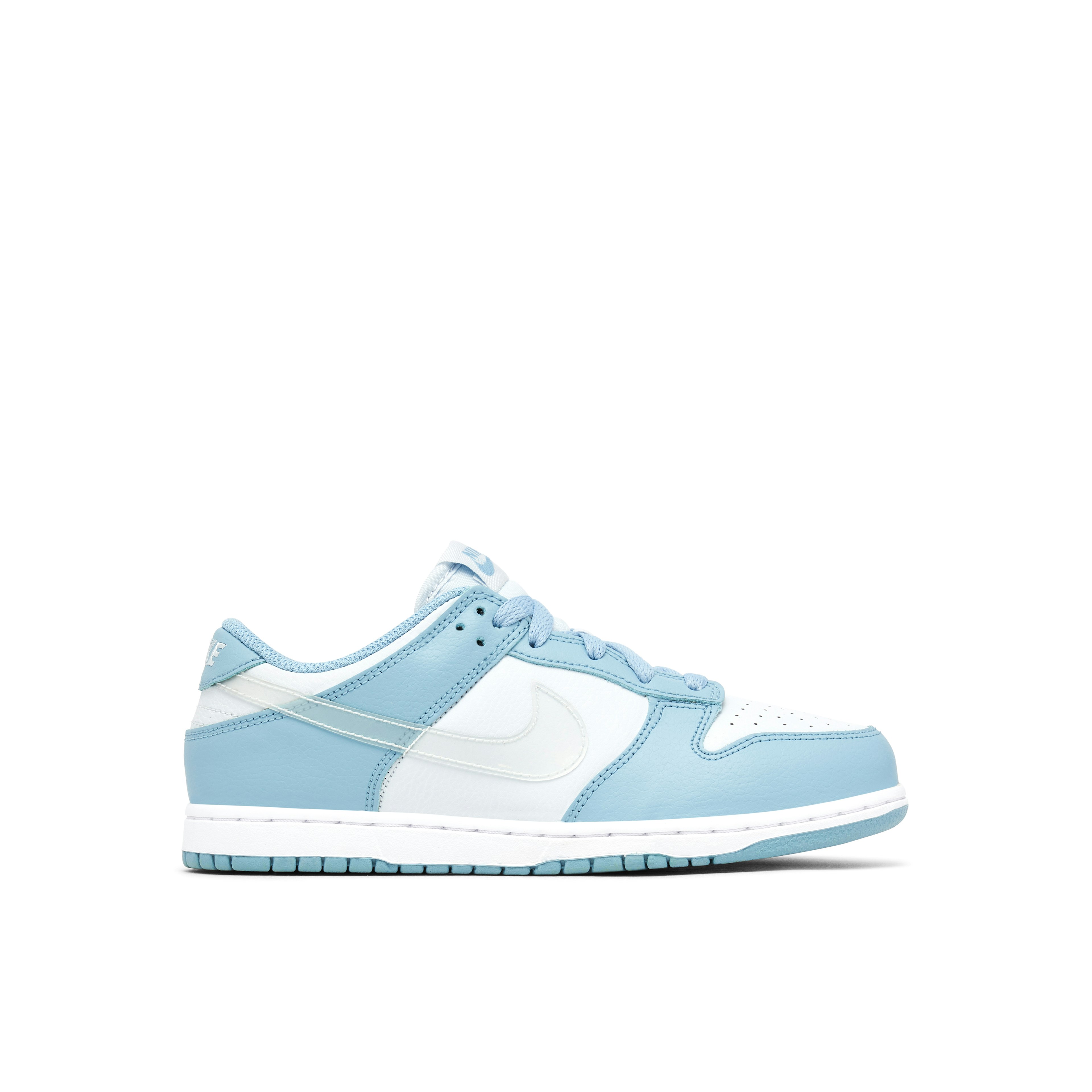 Nike Dunk Low Clear Swoosh Blue PS