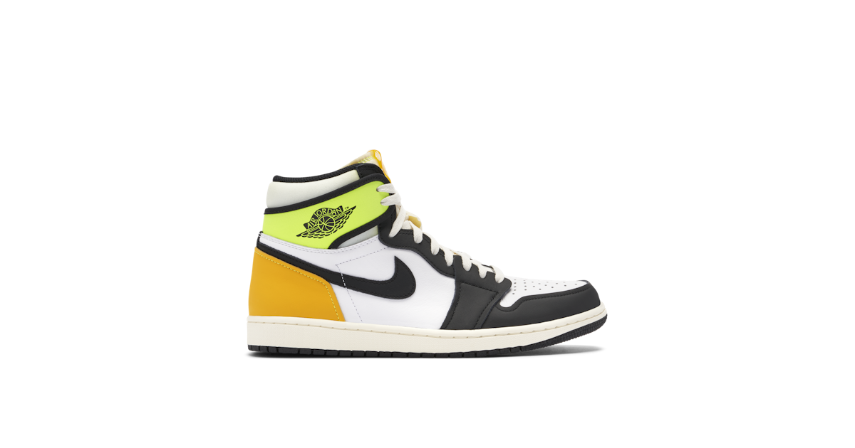 Air Jordan High Volt Gold 555088-118 Laced