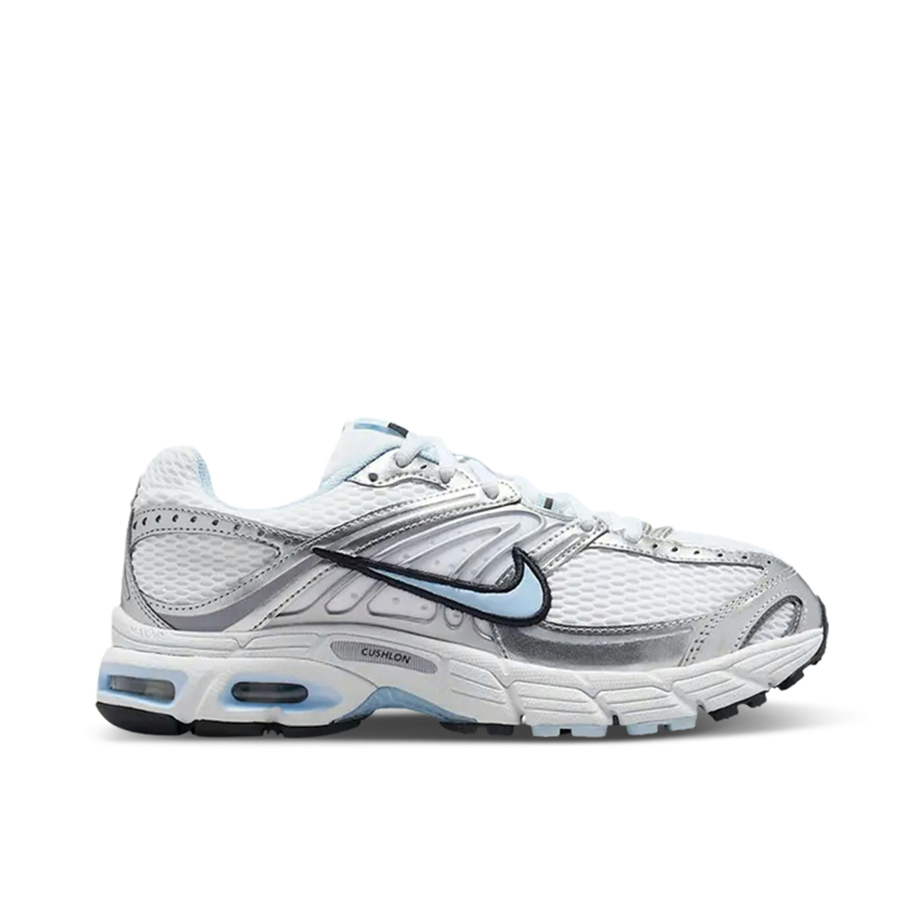 Nike Air Max Moto 2K White Silver Black Hydrogen Blue Womens