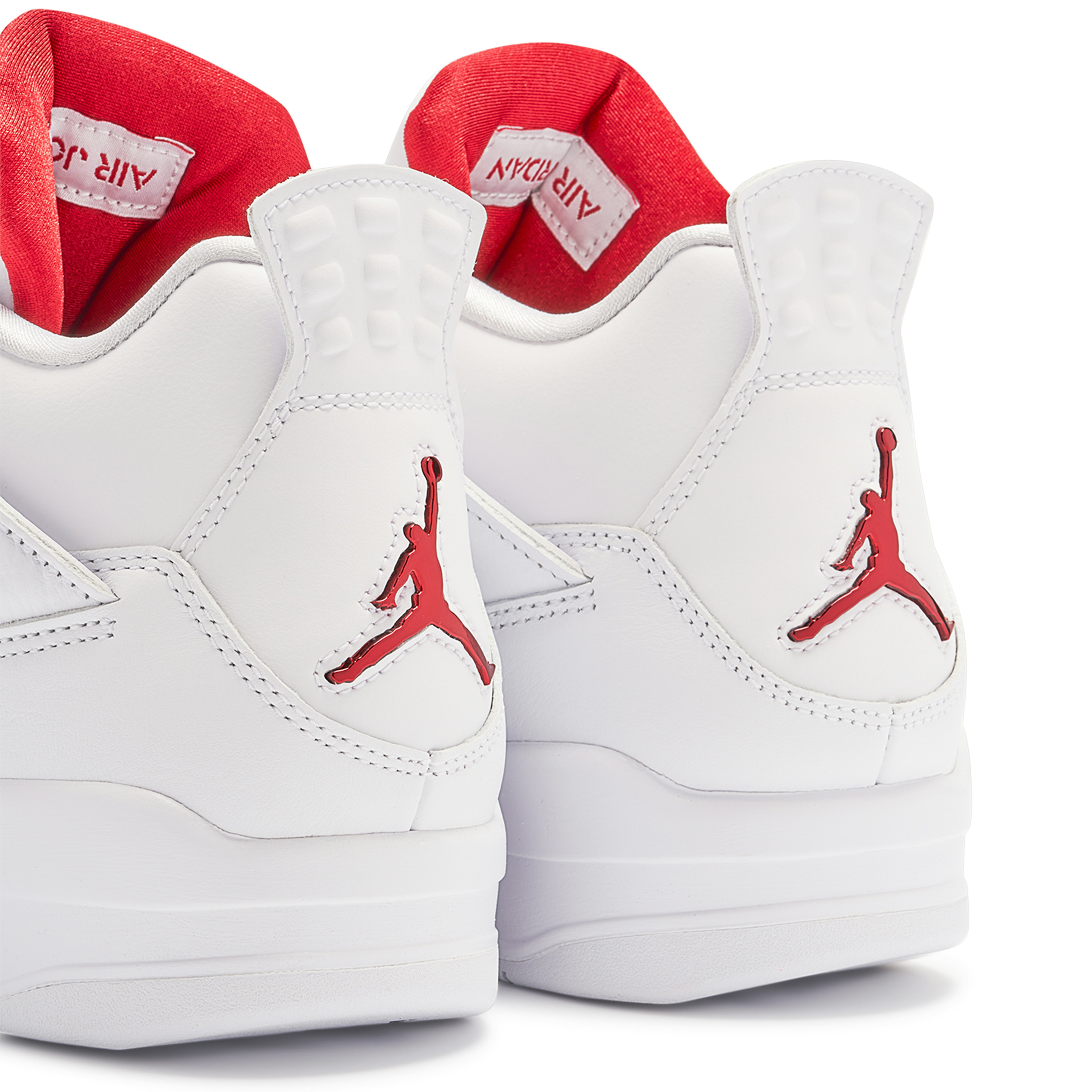 Air Jordan 4 Metallic Pack White Red