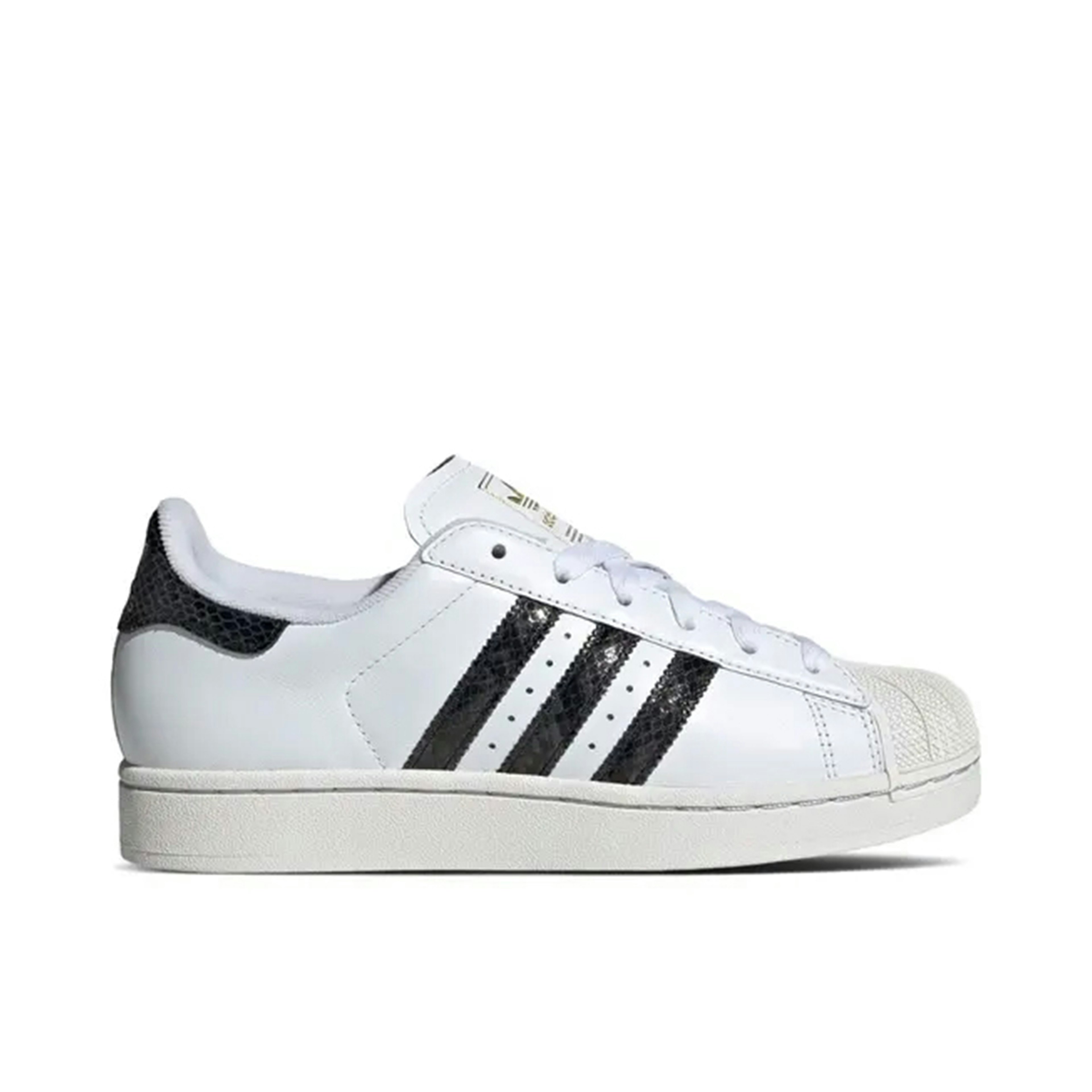 Adidas Superstar II Snakeskin Stripes White Womens