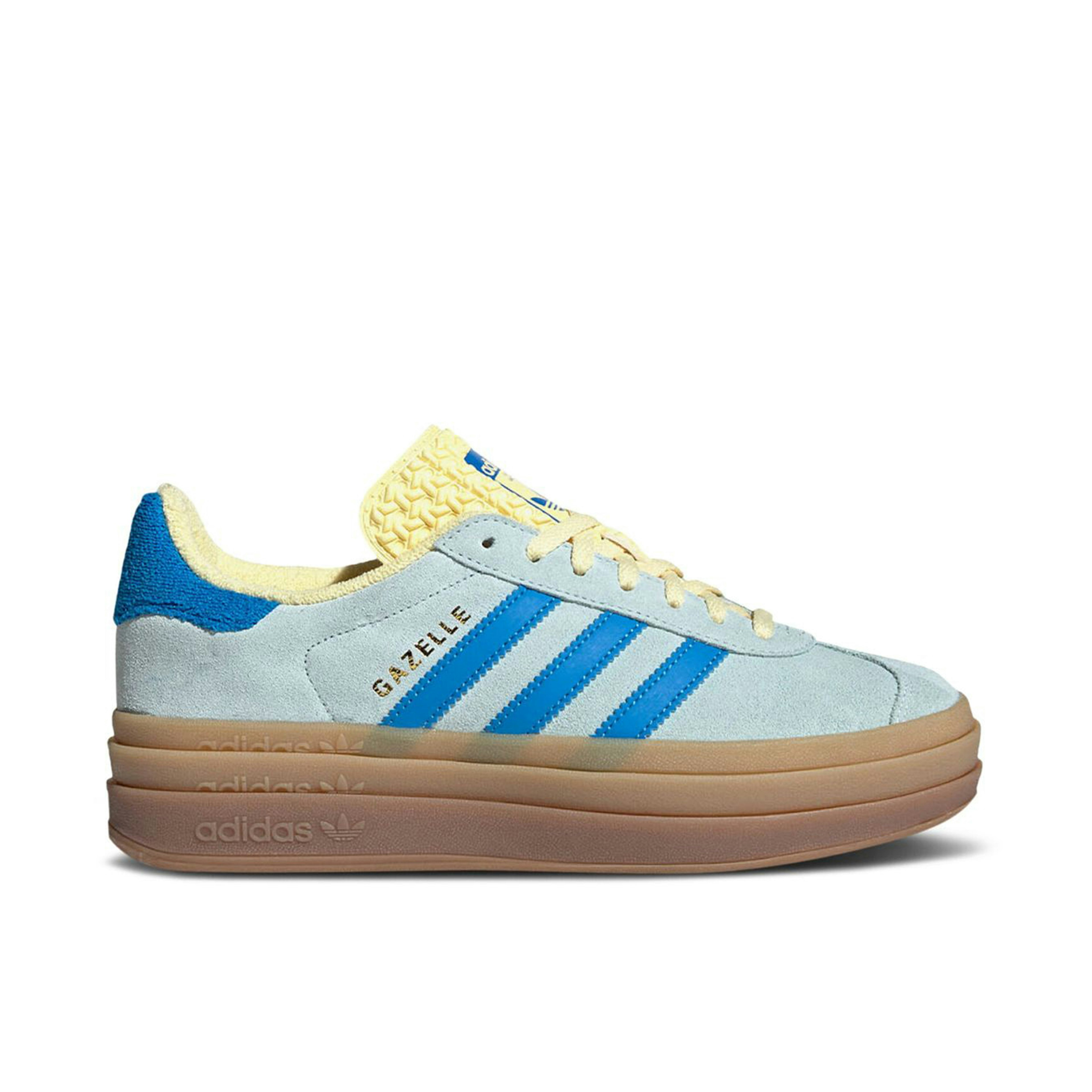 adidas Gazelle Bold Almost Blue Yellow für Damen