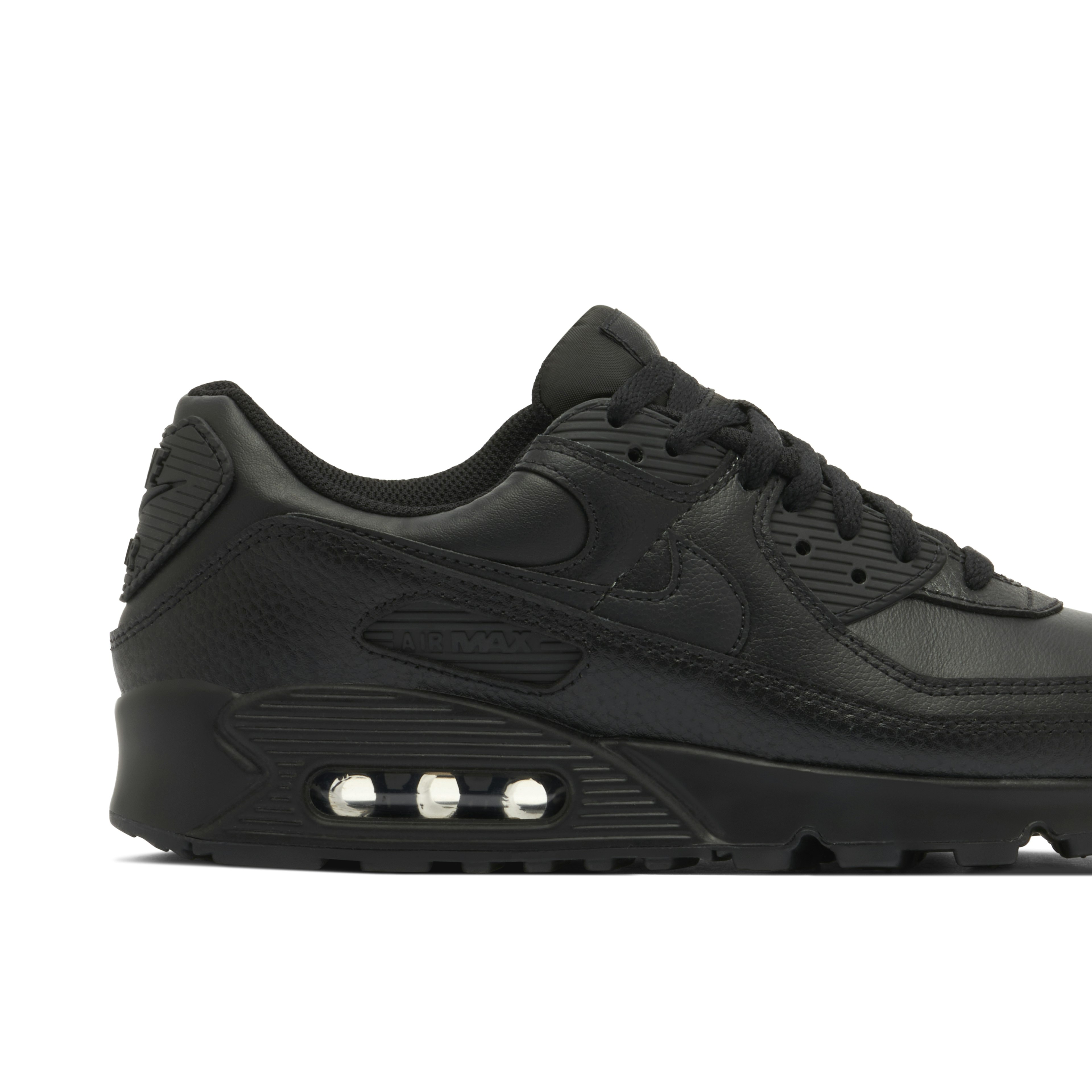 Nike Air Max 90 Triple Black Leather 2020