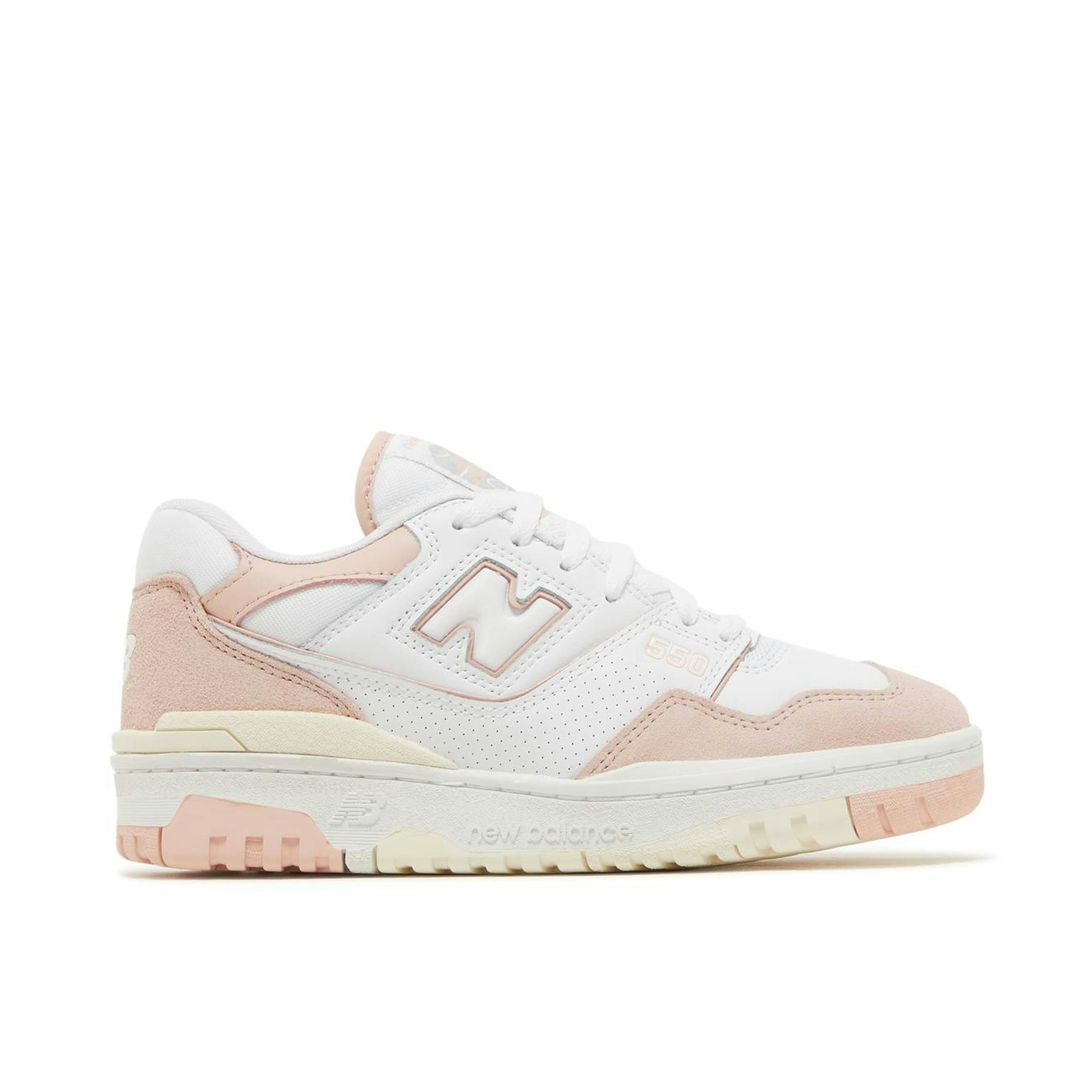 New Balance 550 White Pink Sand Womens